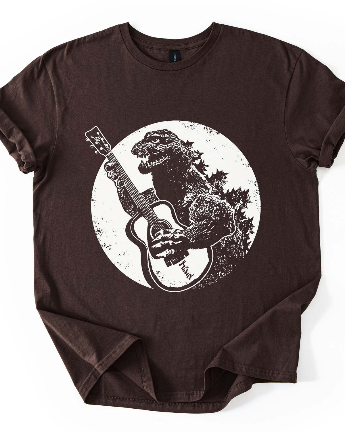 Dinosaur Playing Guitar Tee