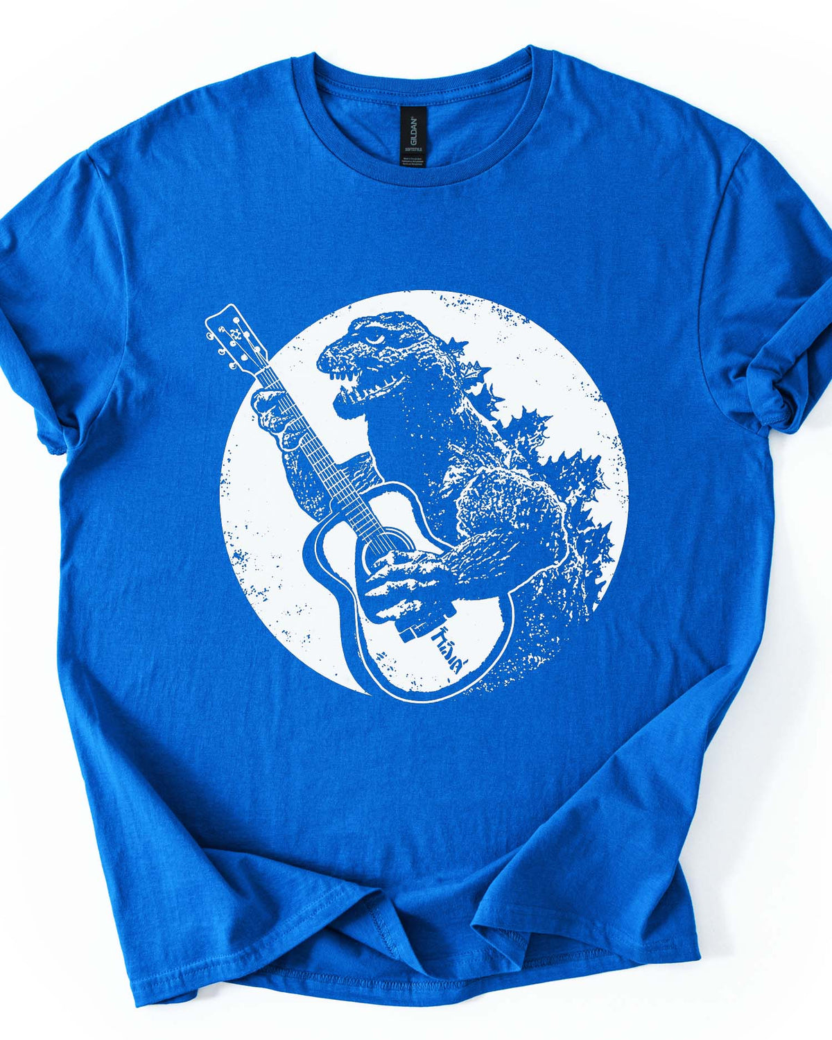 Dinosaur Playing Guitar Tee