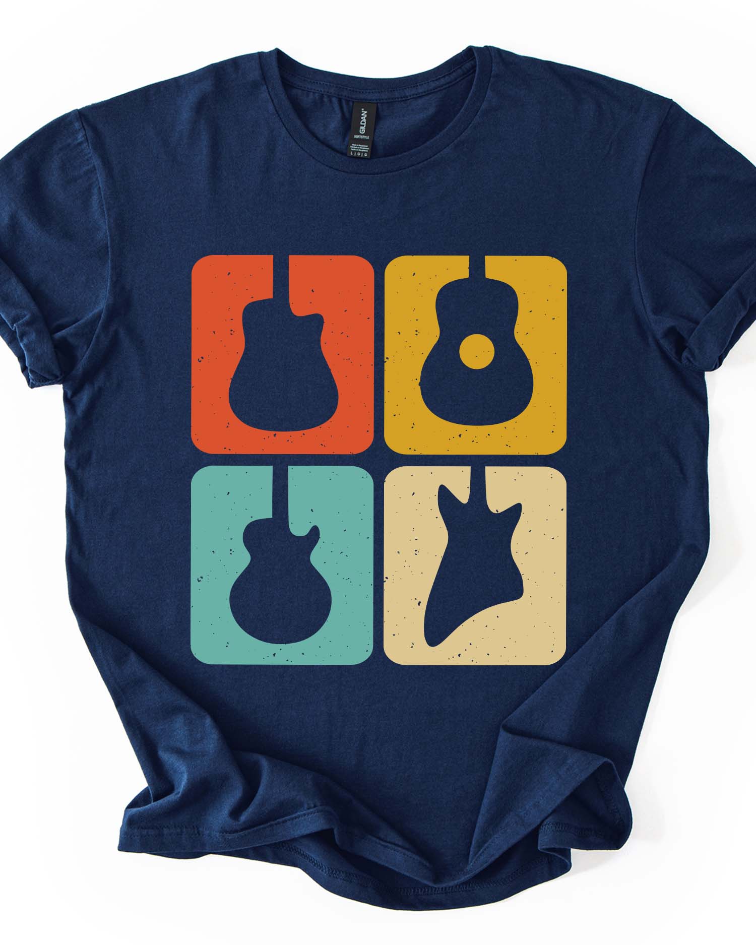 Retro Vintage  Guitar T-Shirt