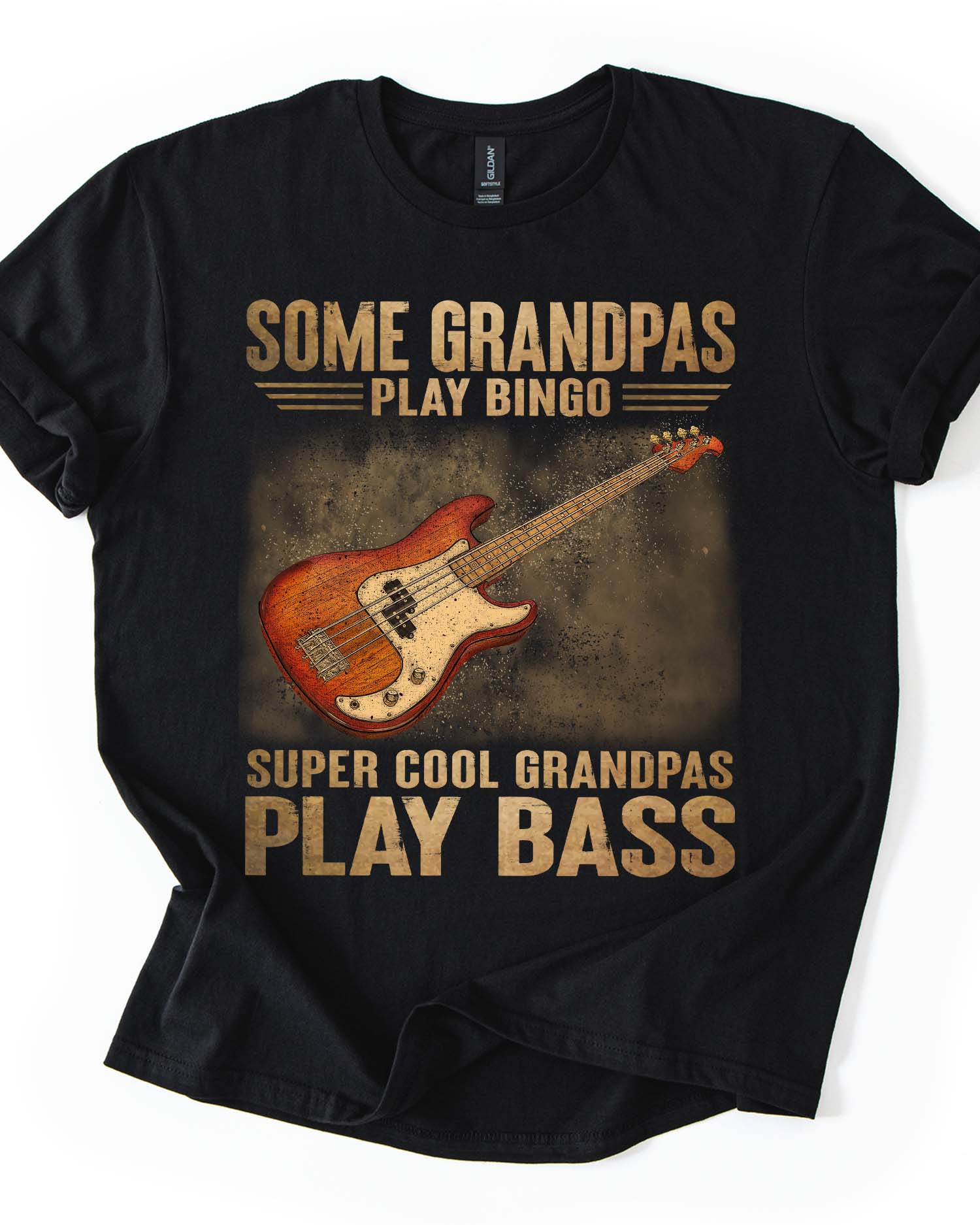 Real Grandpas Play Bass Tee