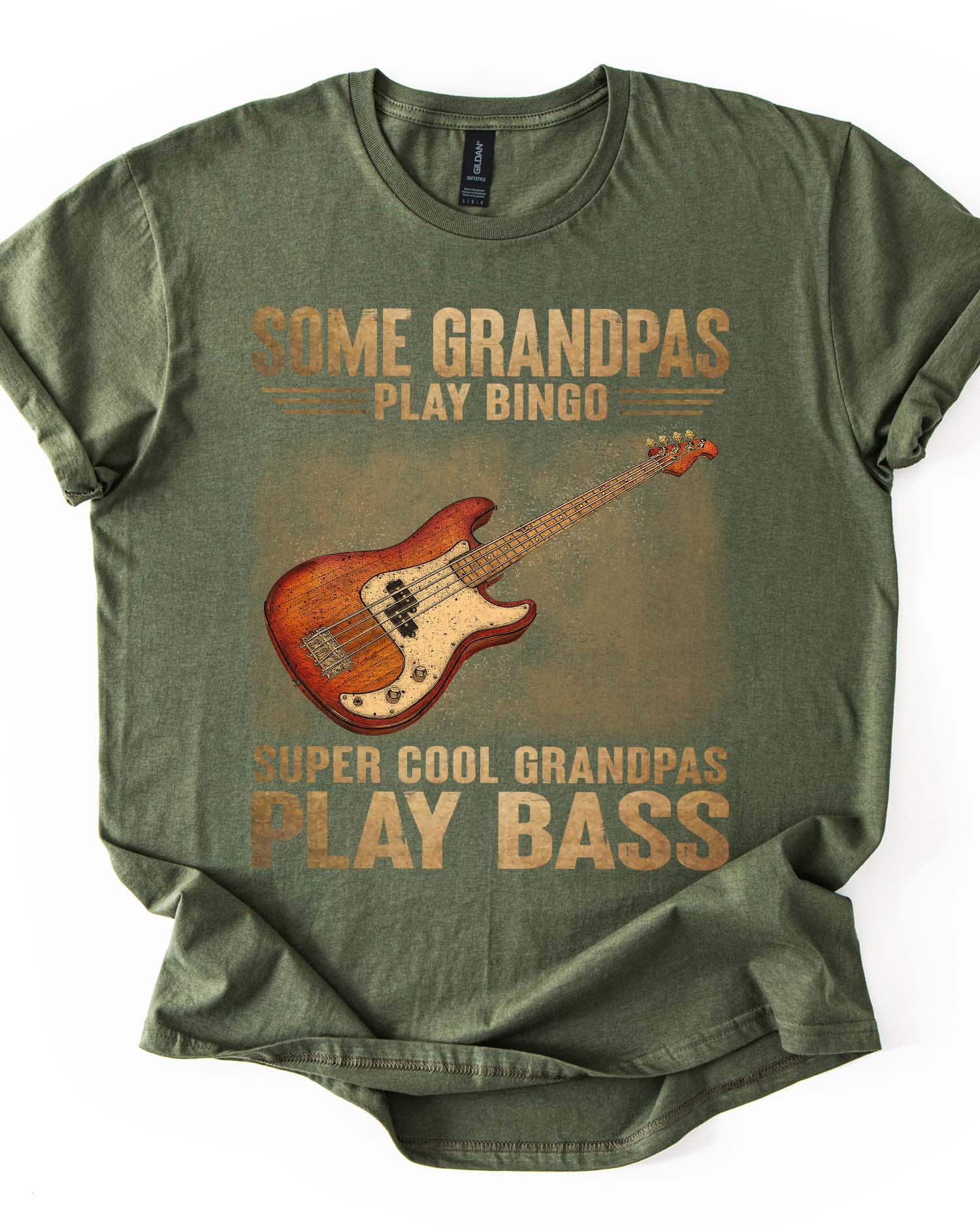 Real Grandpas Play Bass Tee
