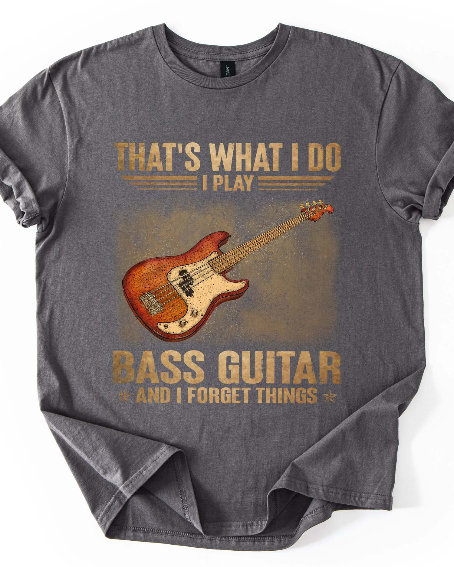 I Play Bass Guitar Tee