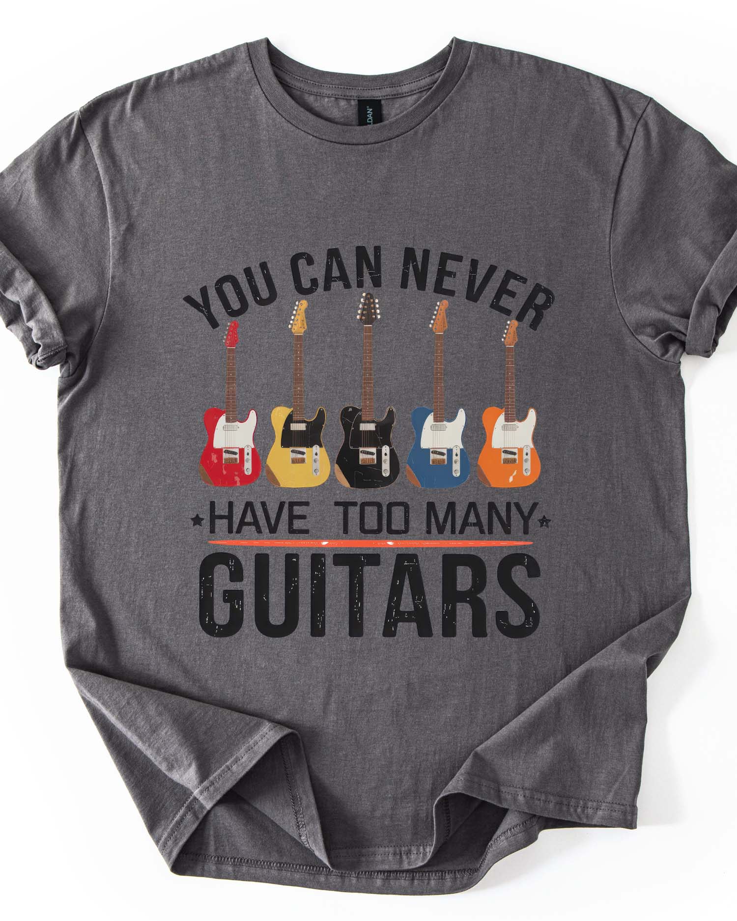 "Never Too Many" Guitar Tee