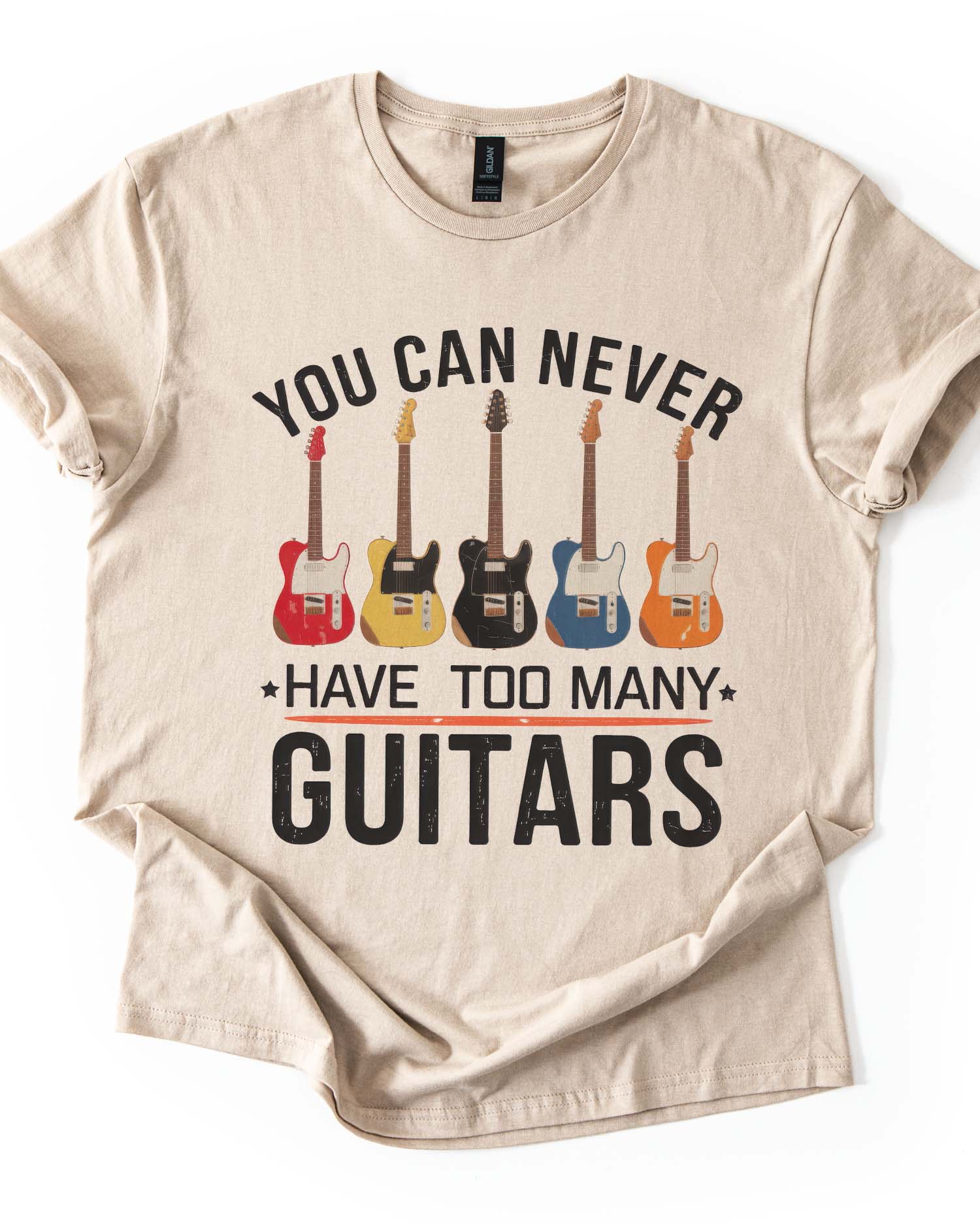 "Never Too Many" Guitar Tee