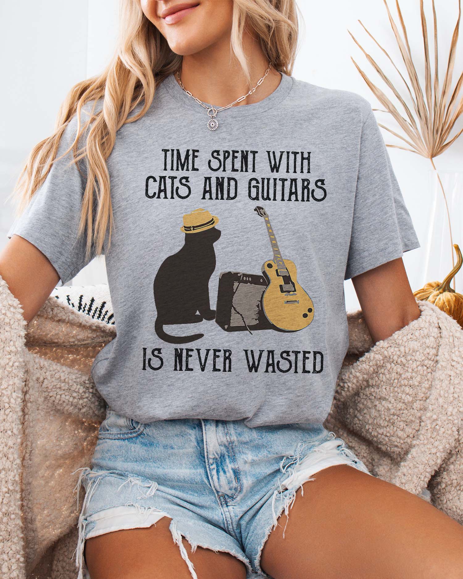 Cats And Guitars Tee