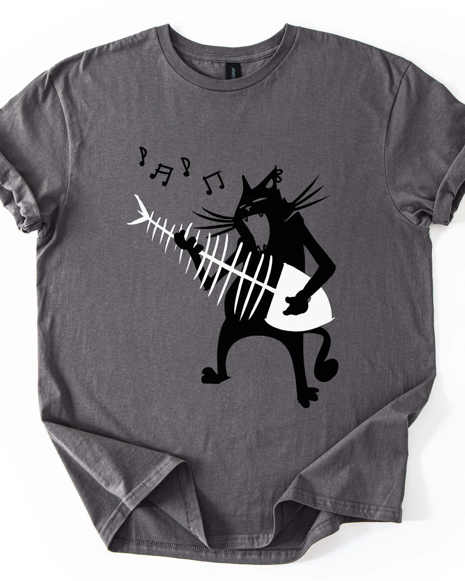 Funny Guitar Cat Tee