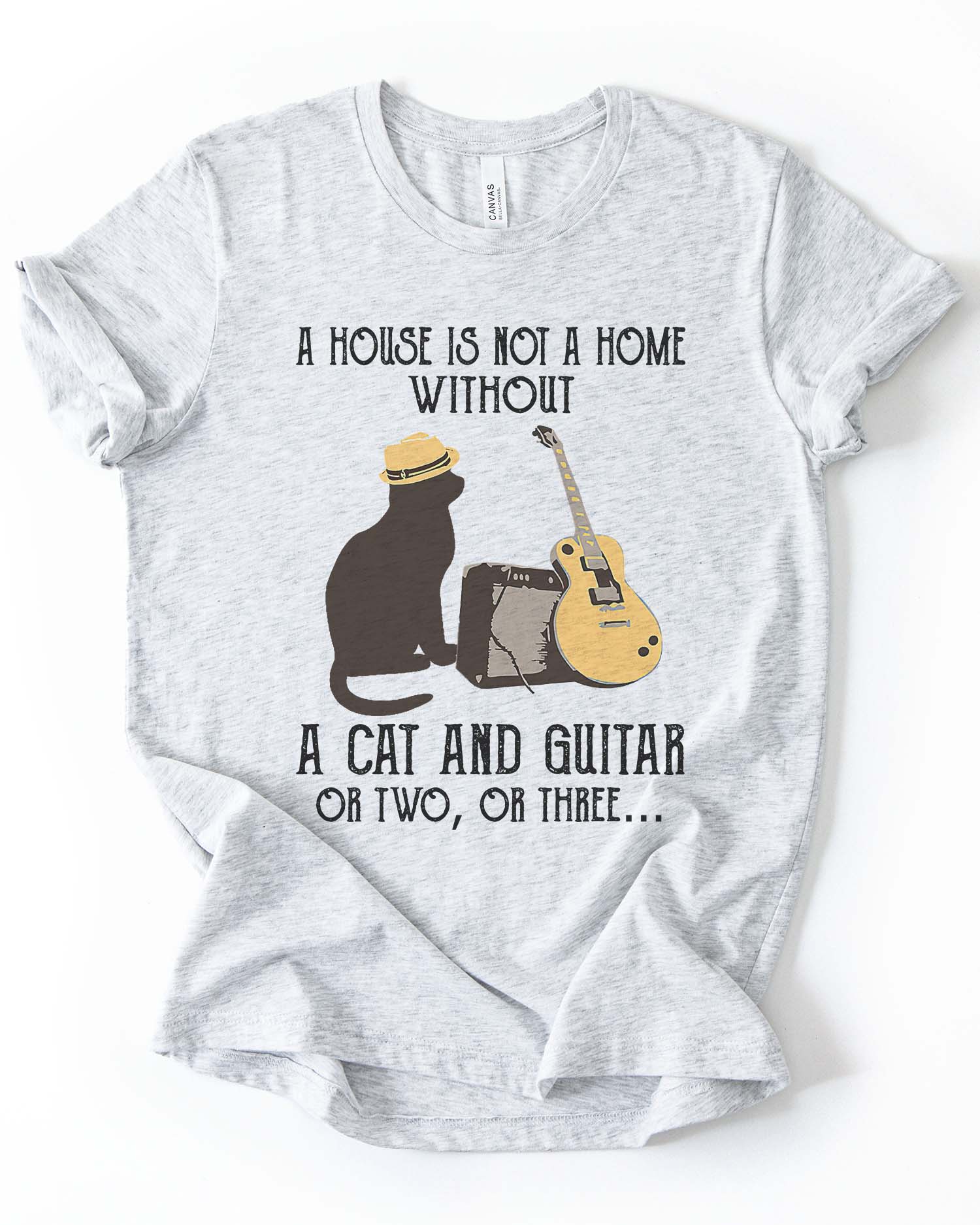 Cat & Guitar Soul Tee