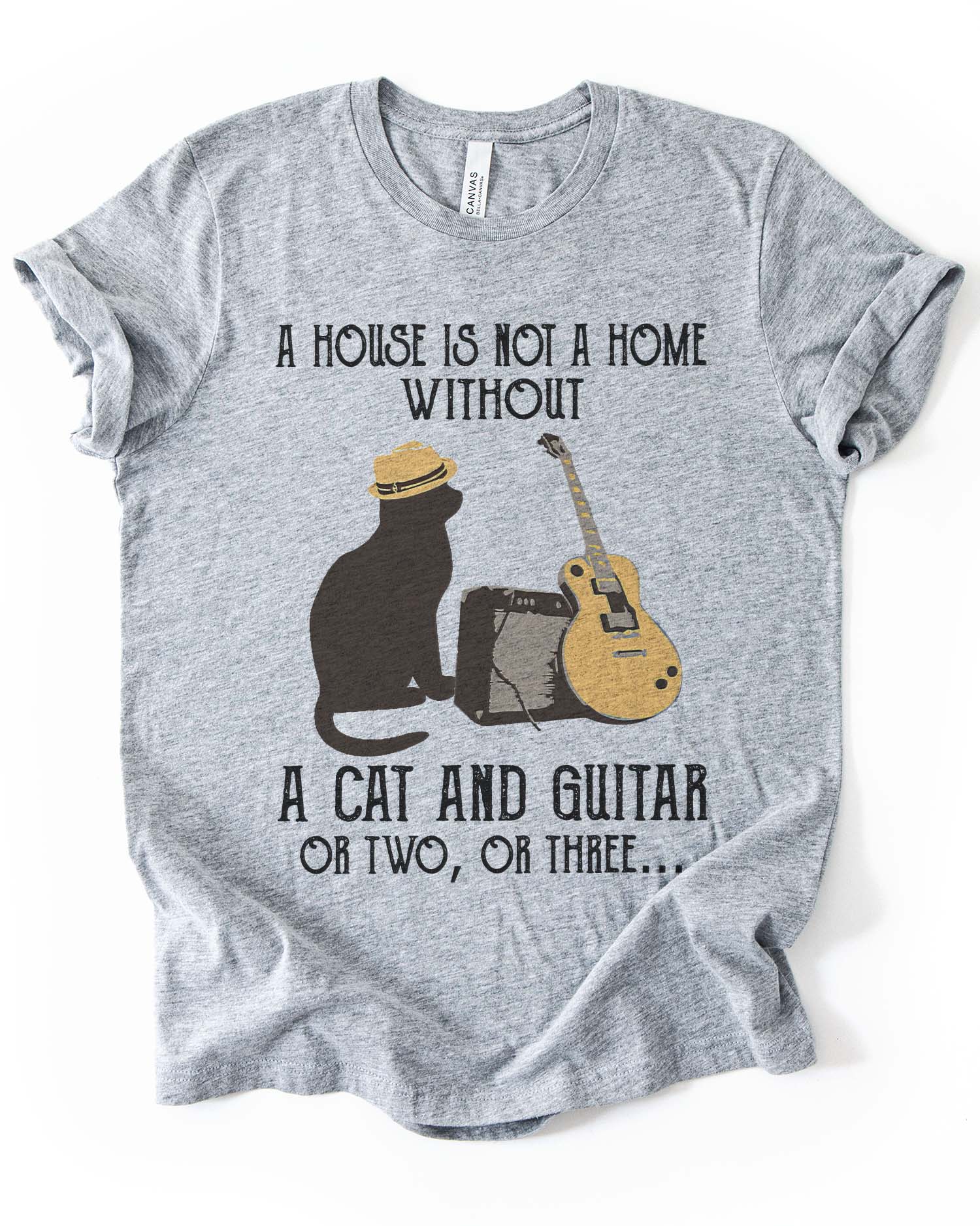 Cat & Guitar Soul Tee