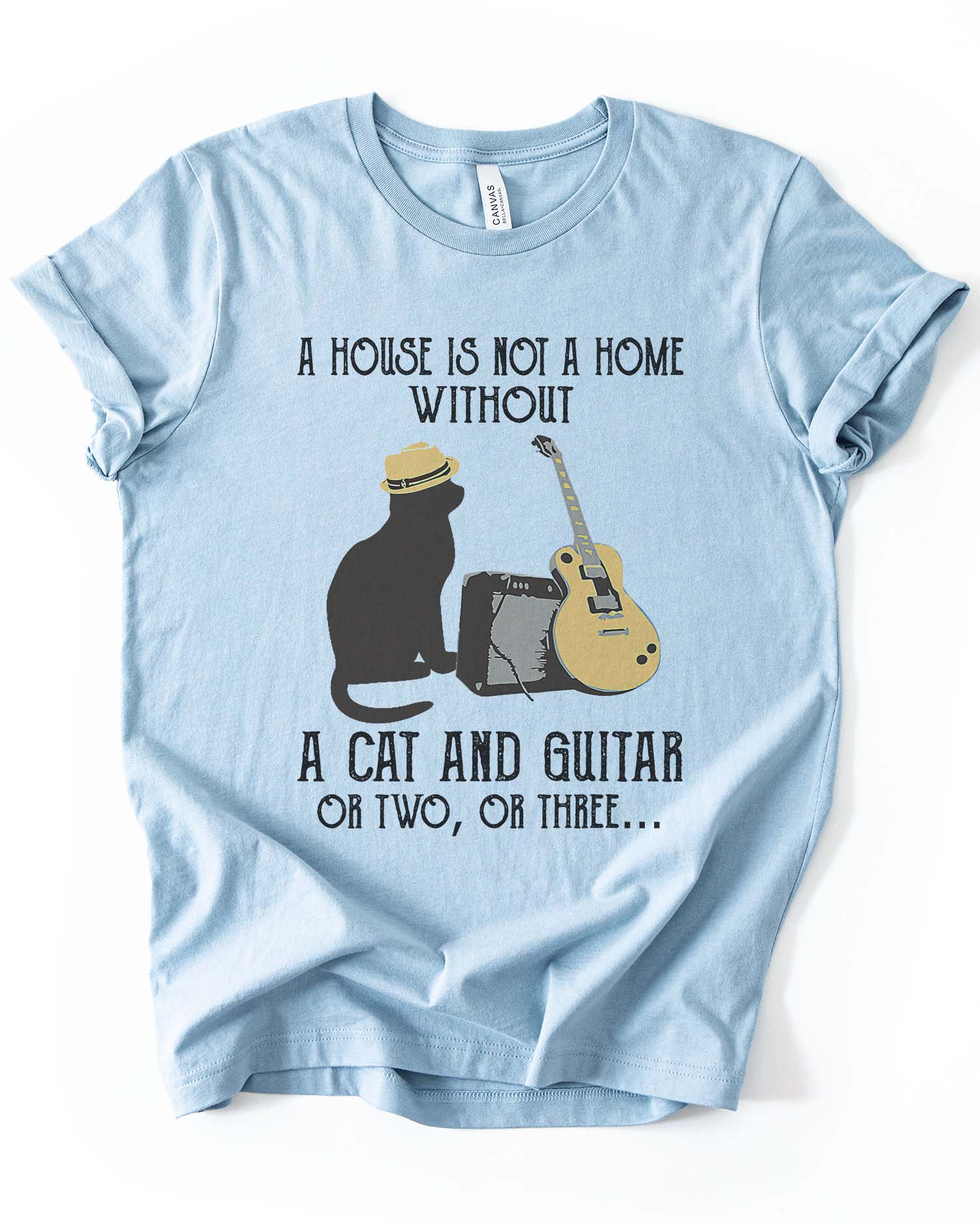 Cat & Guitar Soul Tee