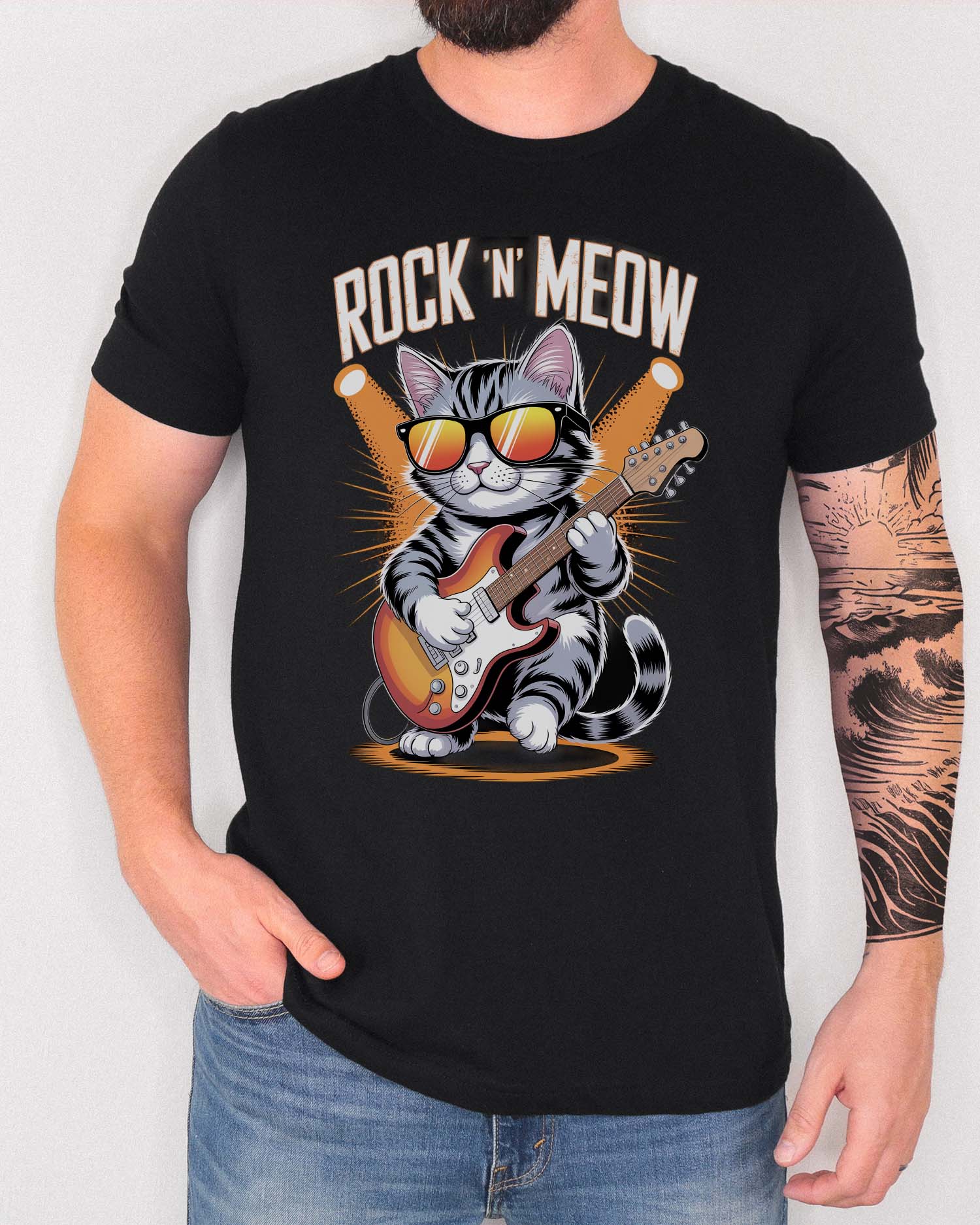 Guitar Cat Funny
