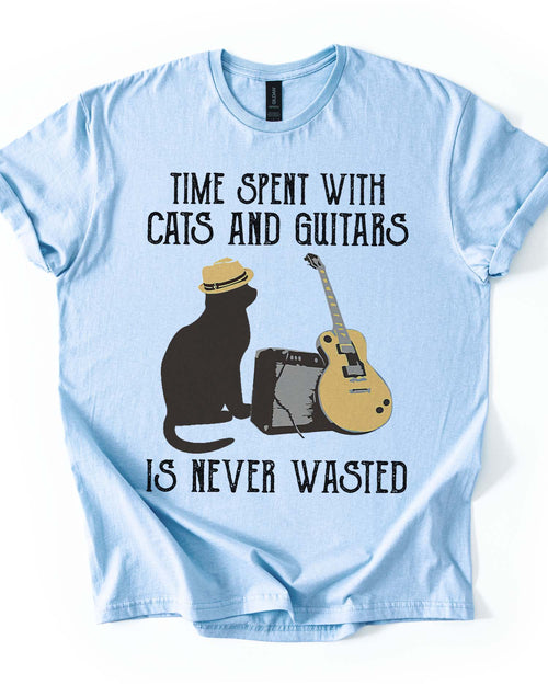 Cat & Guitar: The Perfect Duo Tee