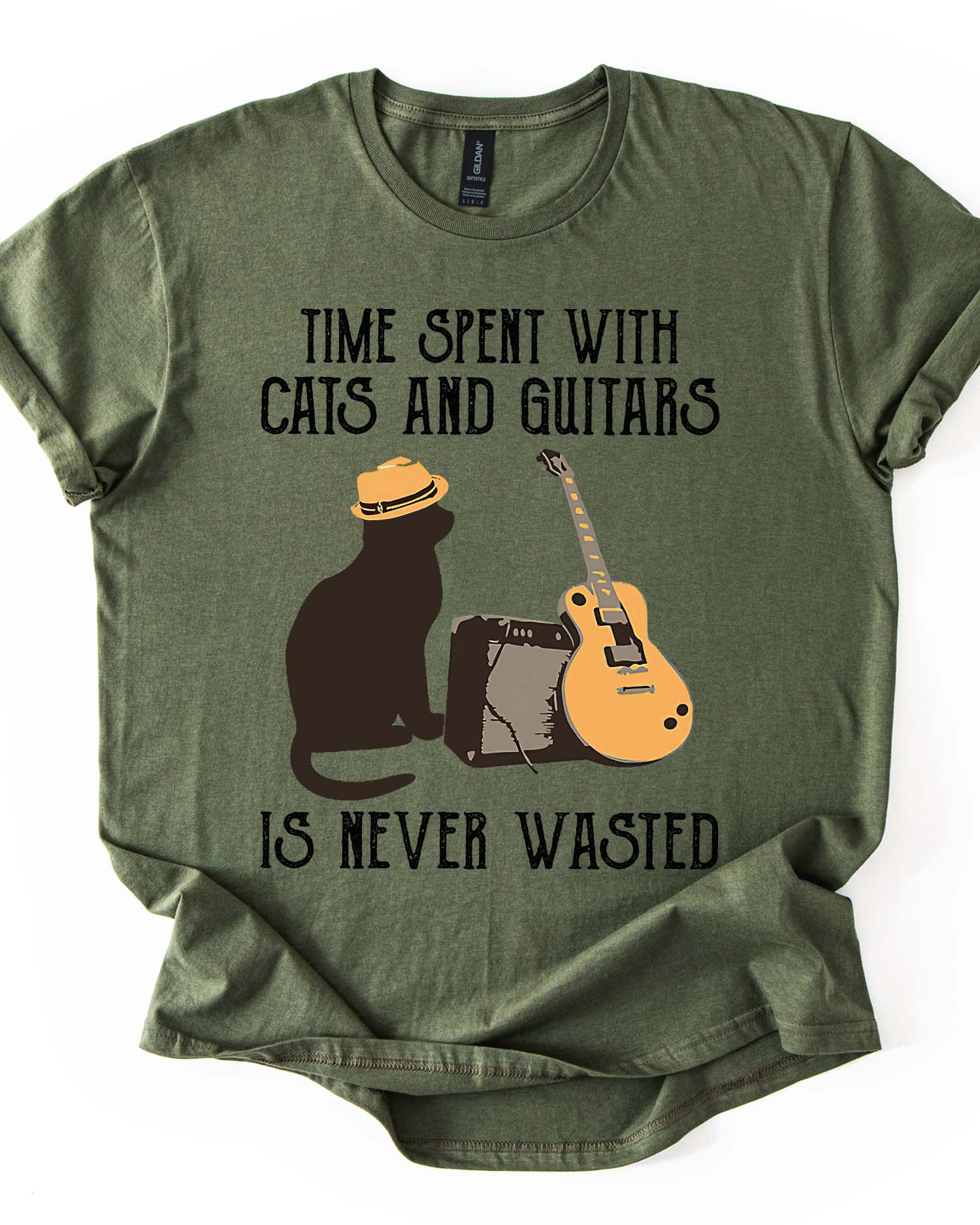 Cat & Guitar: The Perfect Duo Tee