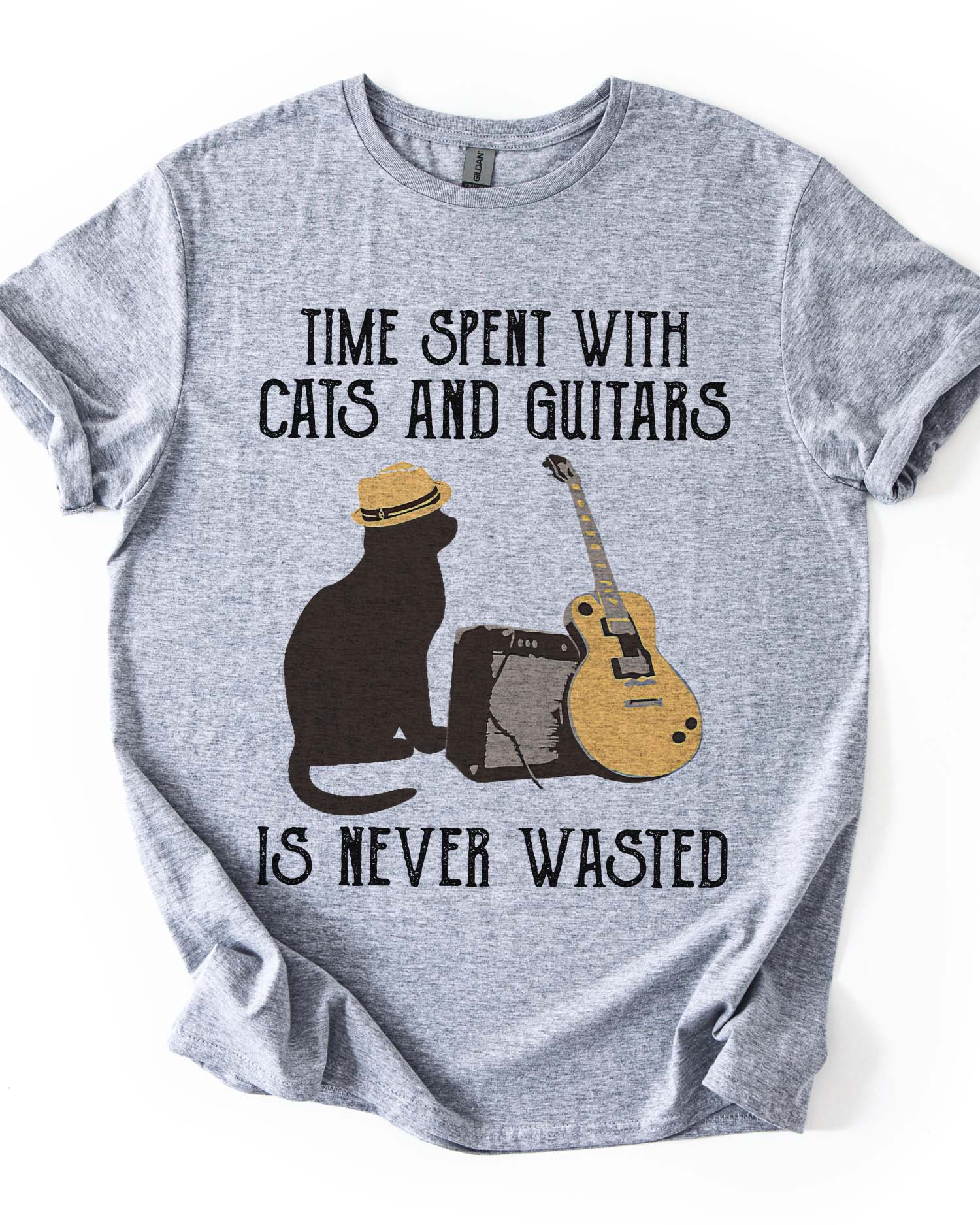 Cat & Guitar: The Perfect Duo Tee