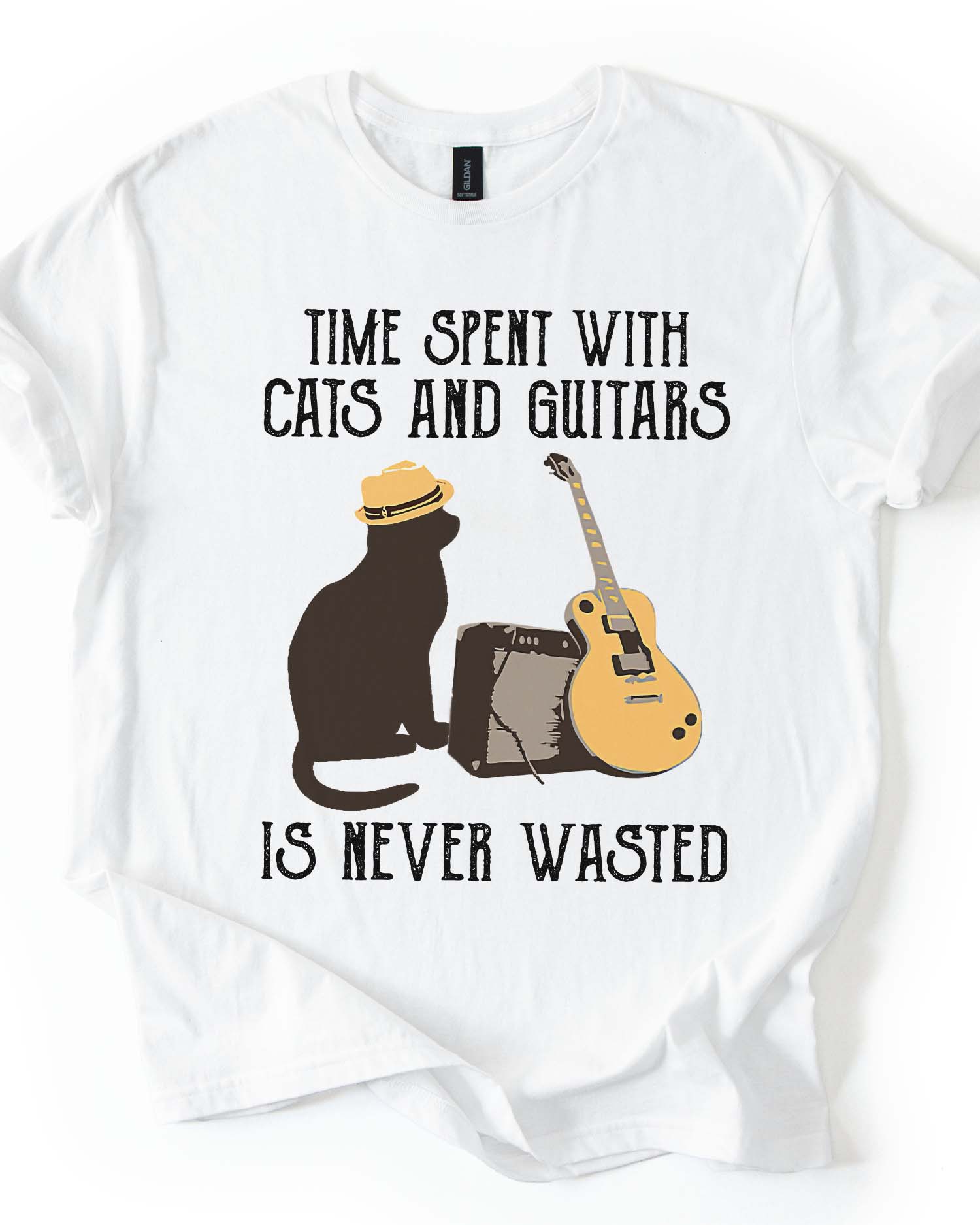 Cat & Guitar: The Perfect Duo Tee