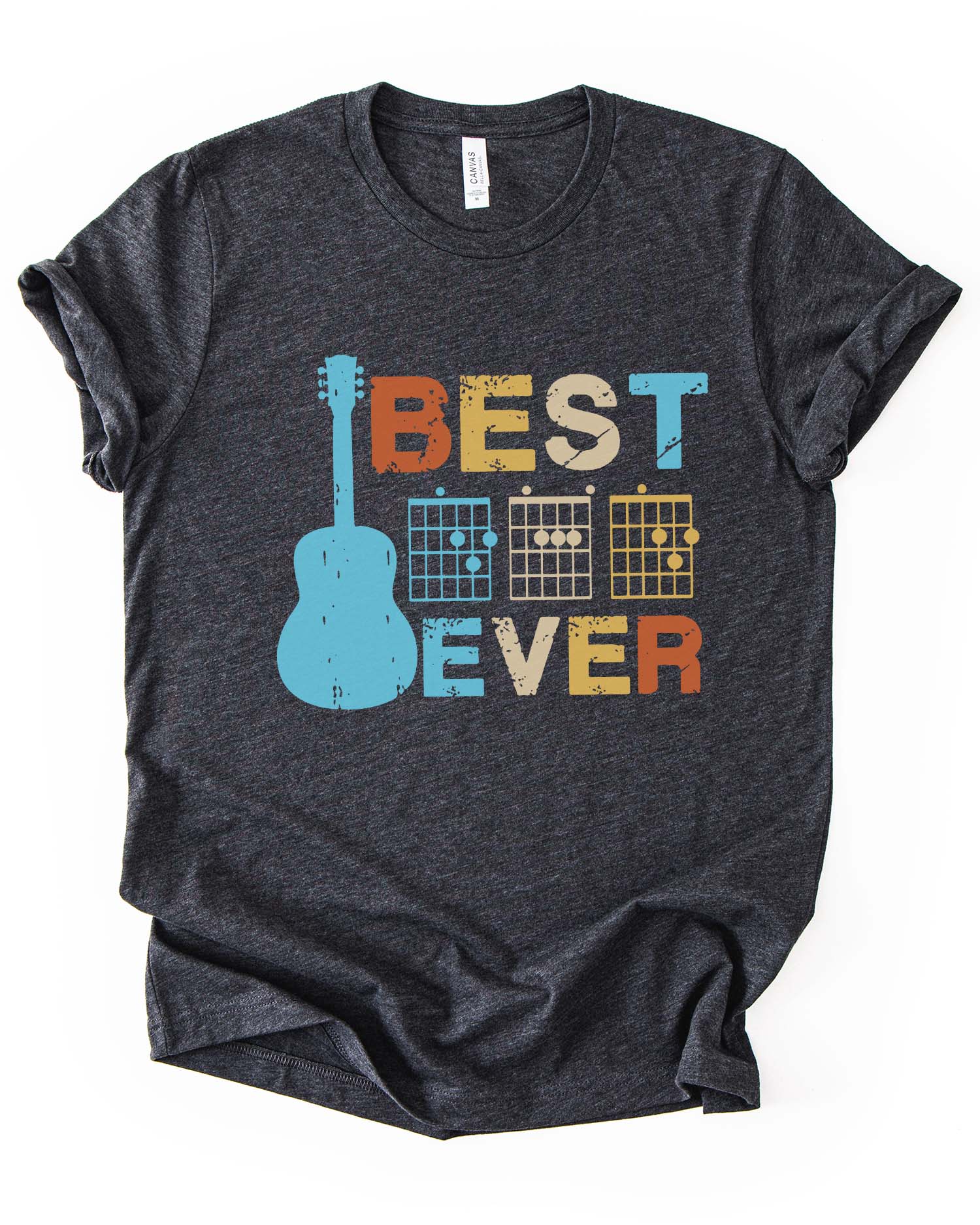 Retro Vintage  Dad Guitar T-Shirt