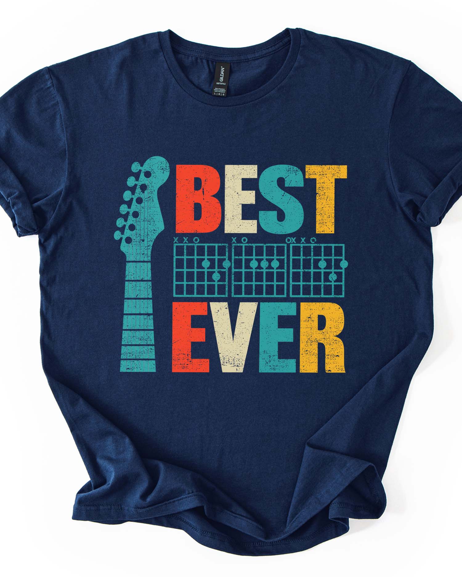Best Dad Ever Guitar Tee
