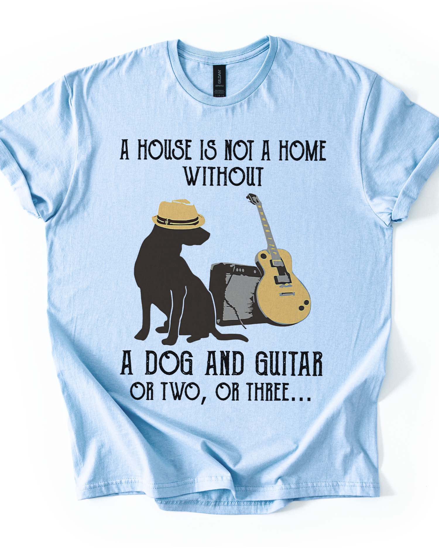 Dogs & Guitars Home Tee