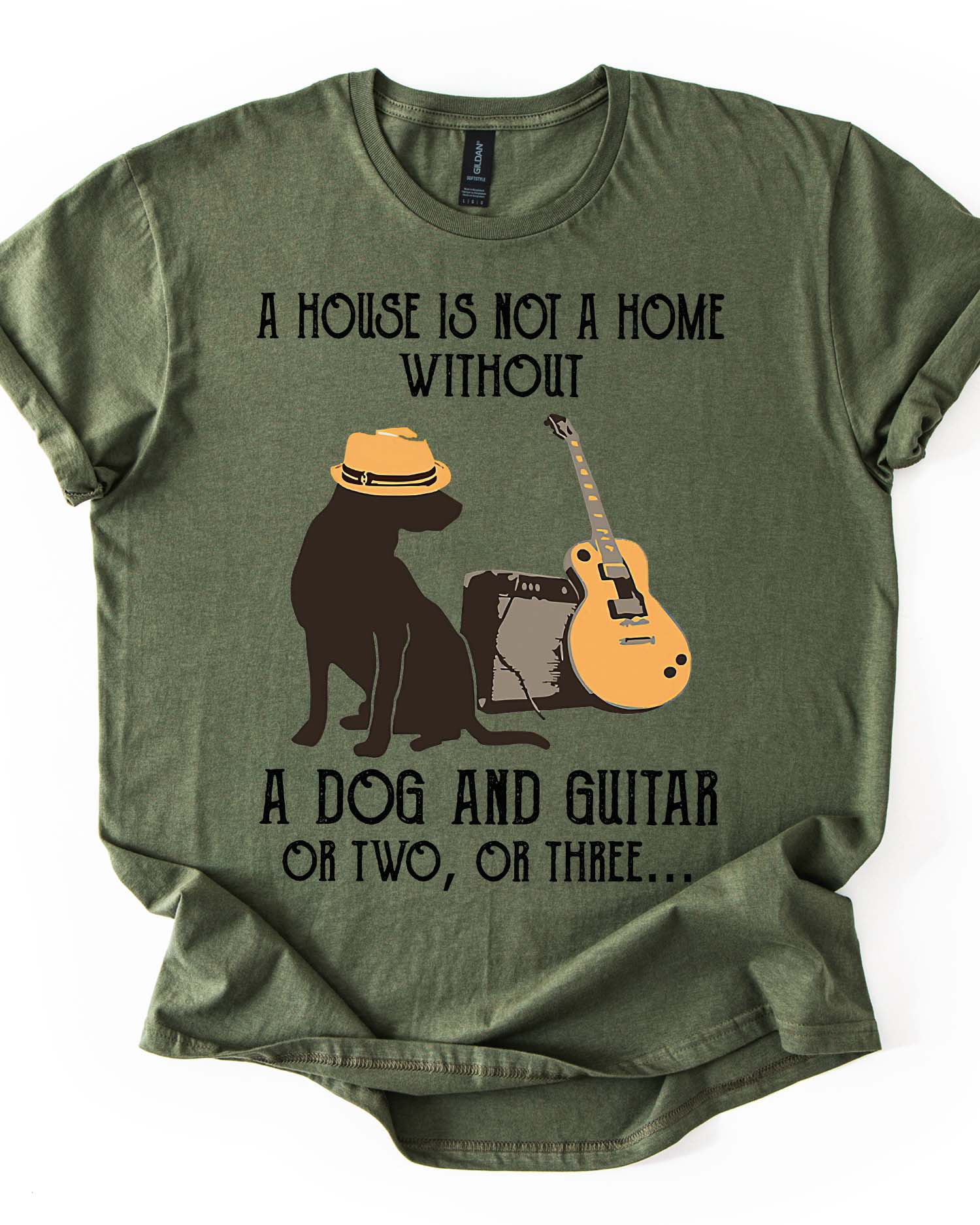 Dogs & Guitars Home Tee