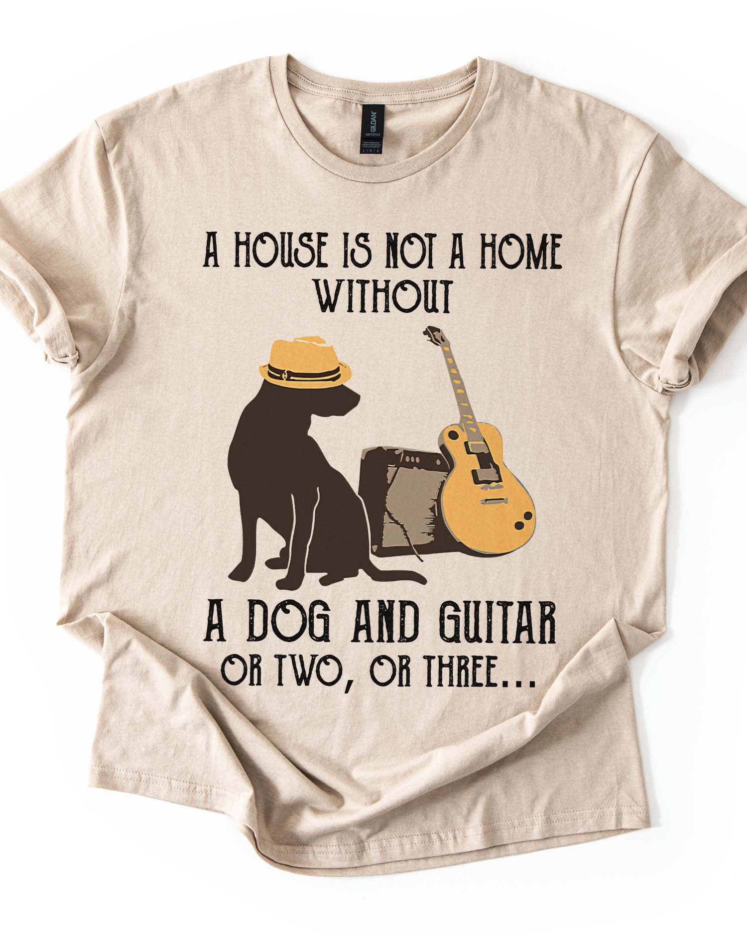 Dogs & Guitars Home Tee