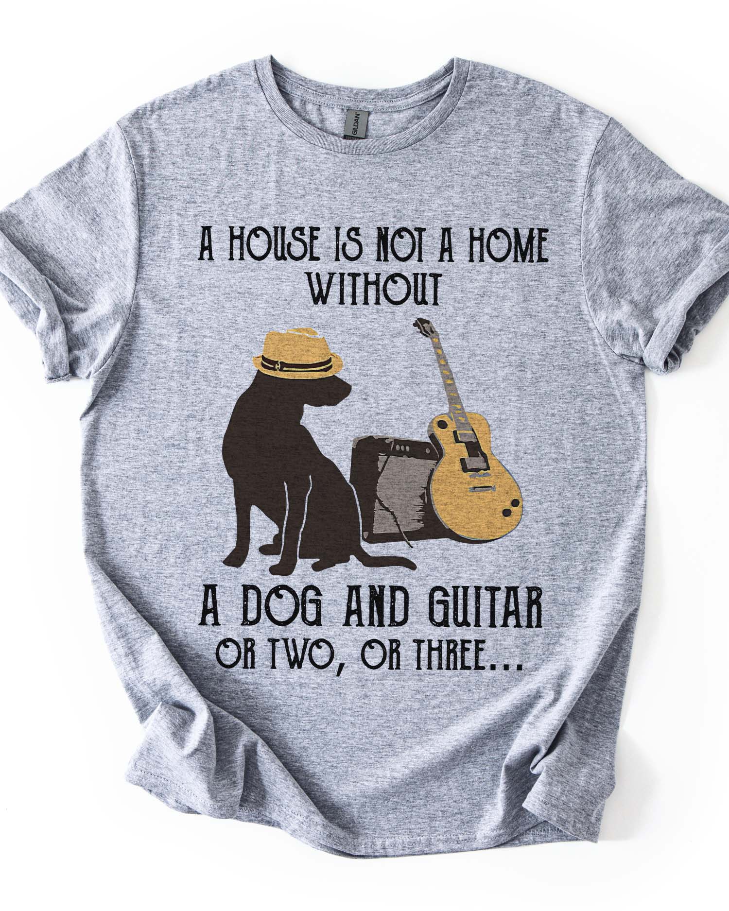 Dogs & Guitars Home Tee