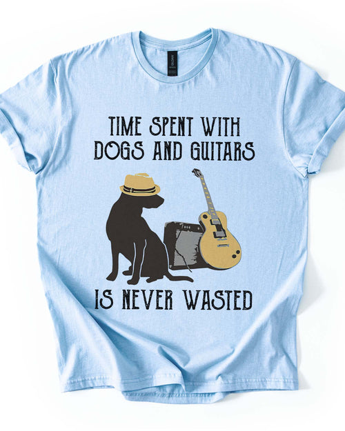 Dog & Guitar Lovers Tee