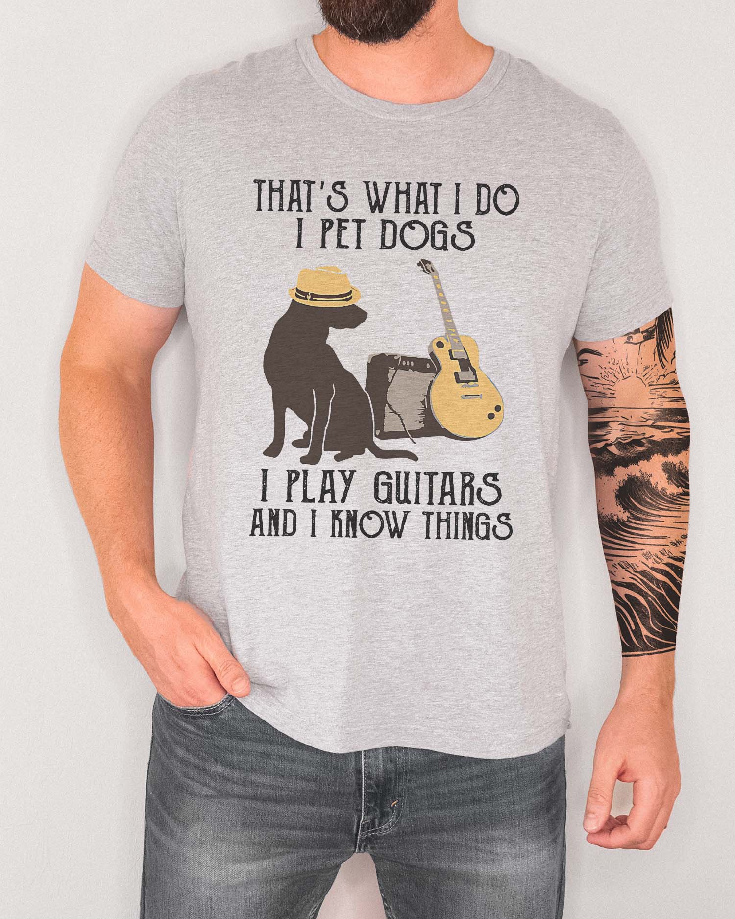 Pet Dogs & Play Guitar Tee
