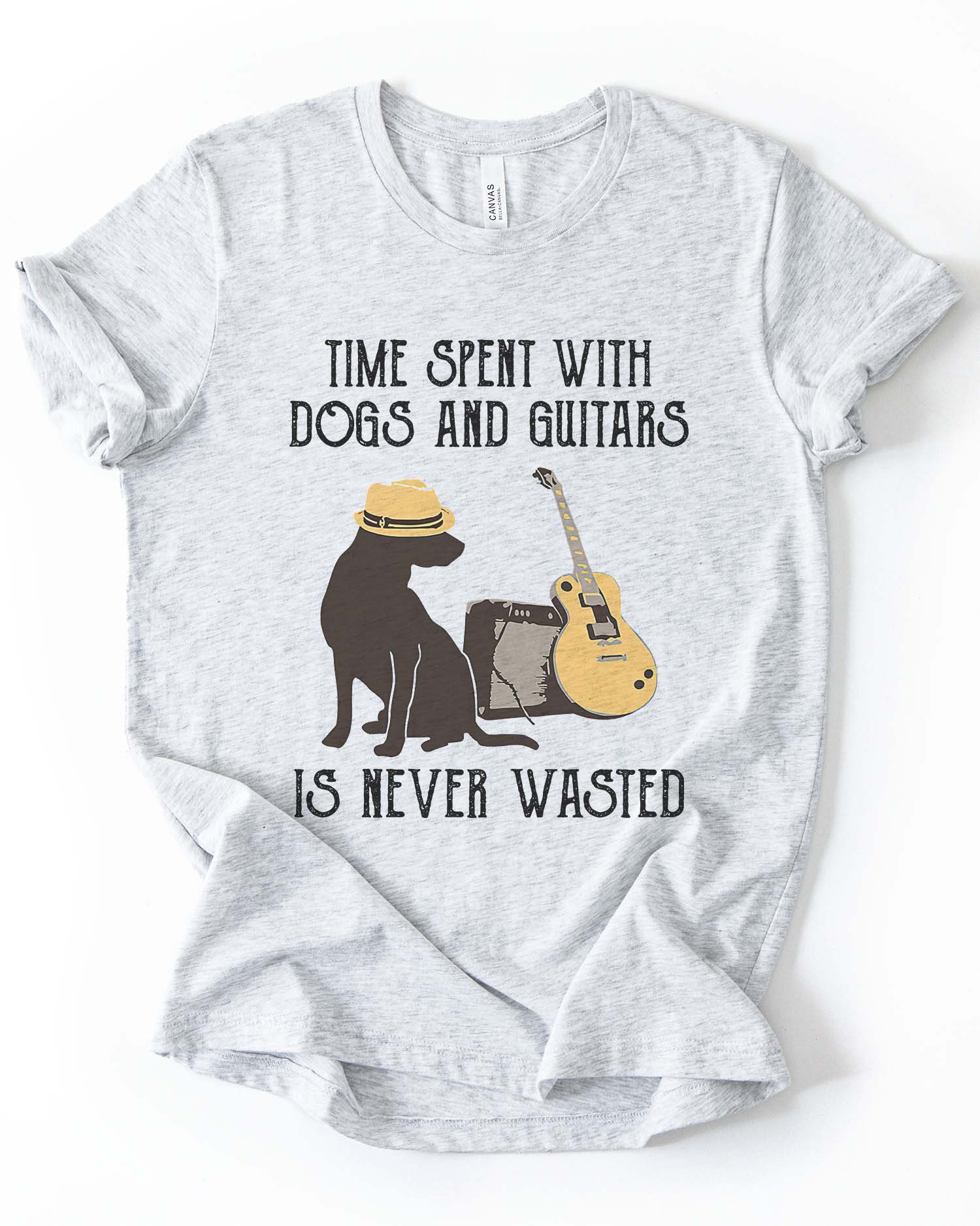Dog & Guitar Lovers Tee