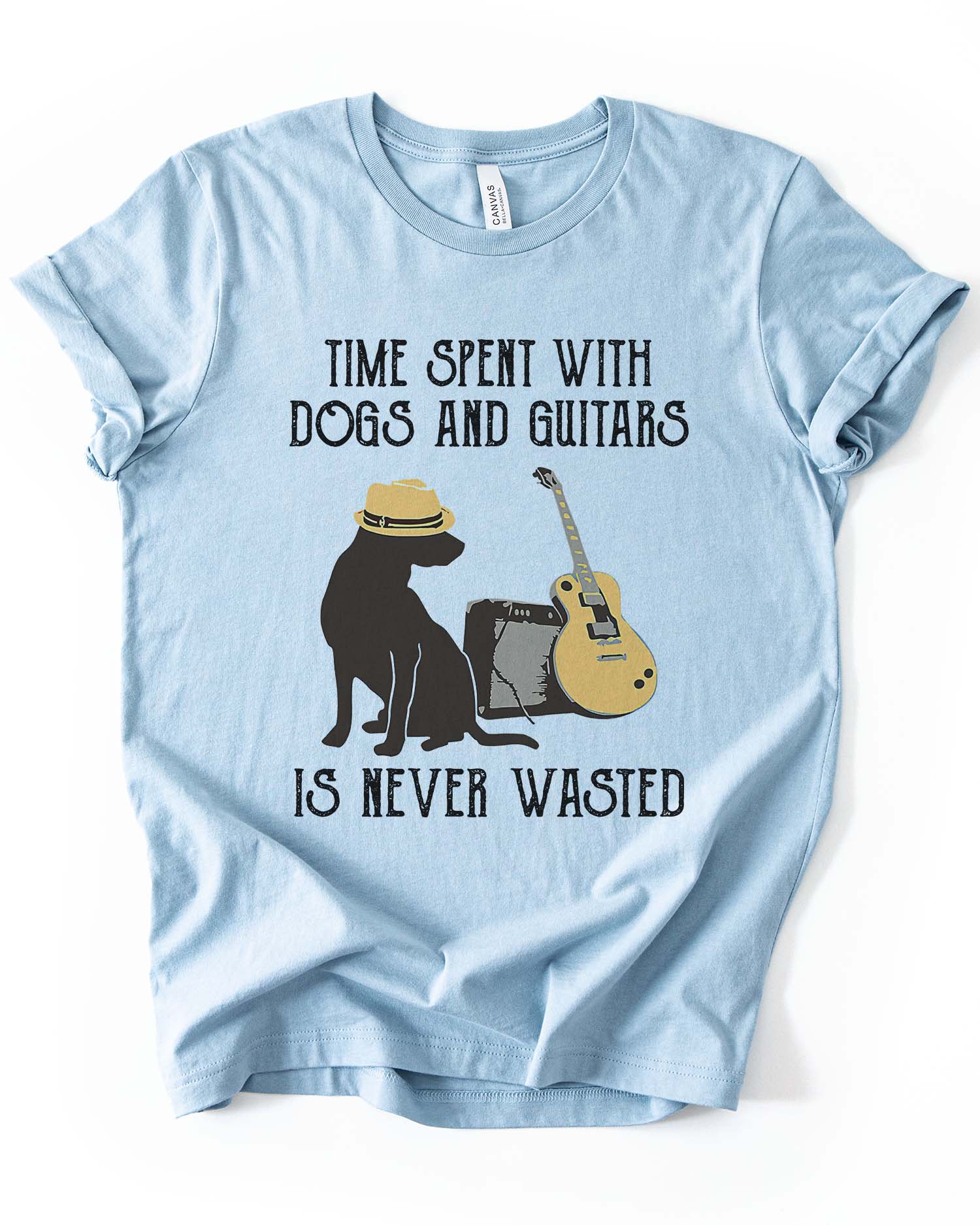 Dog & Guitar Lovers Tee