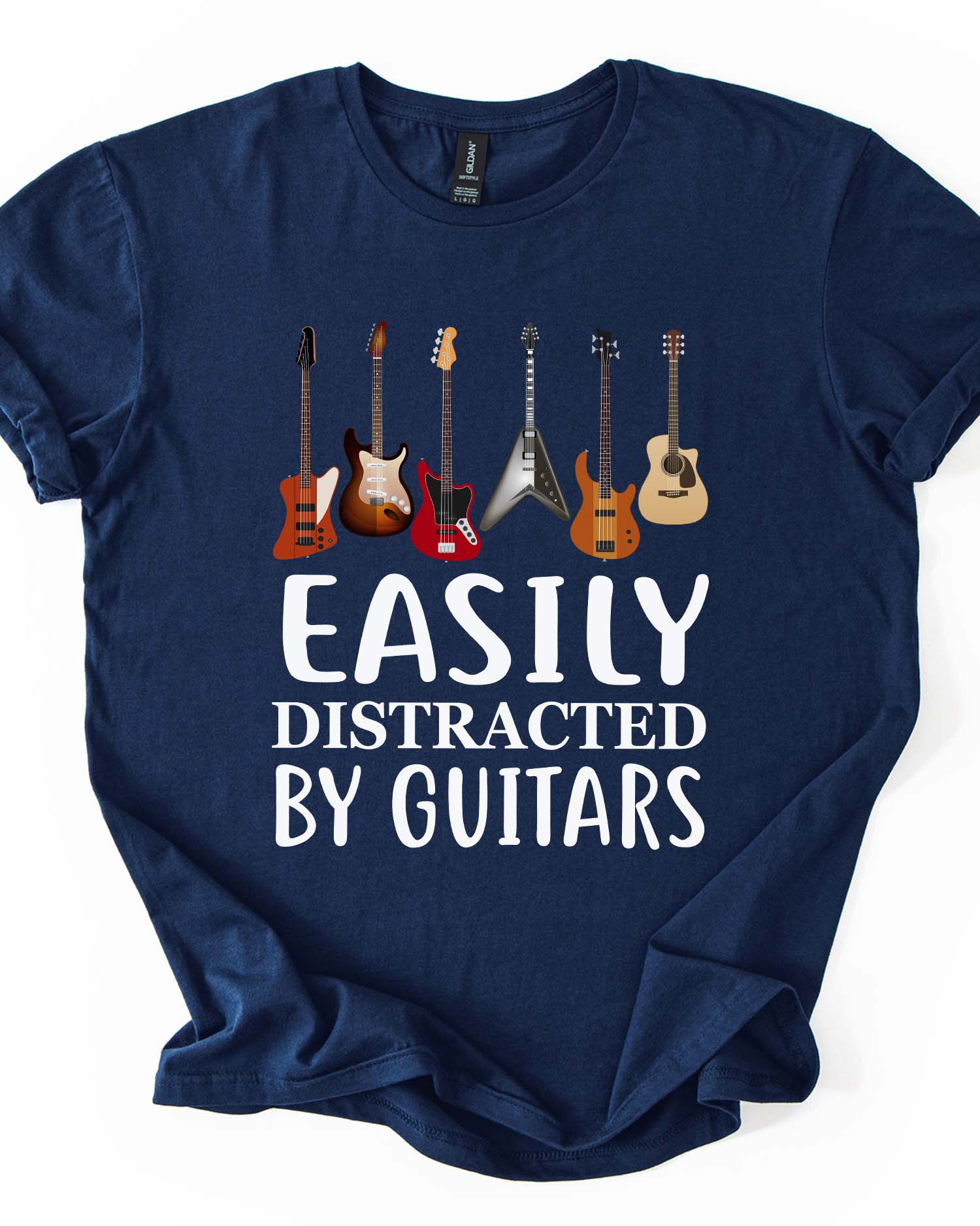 Easily Distracted by Guitars Tee