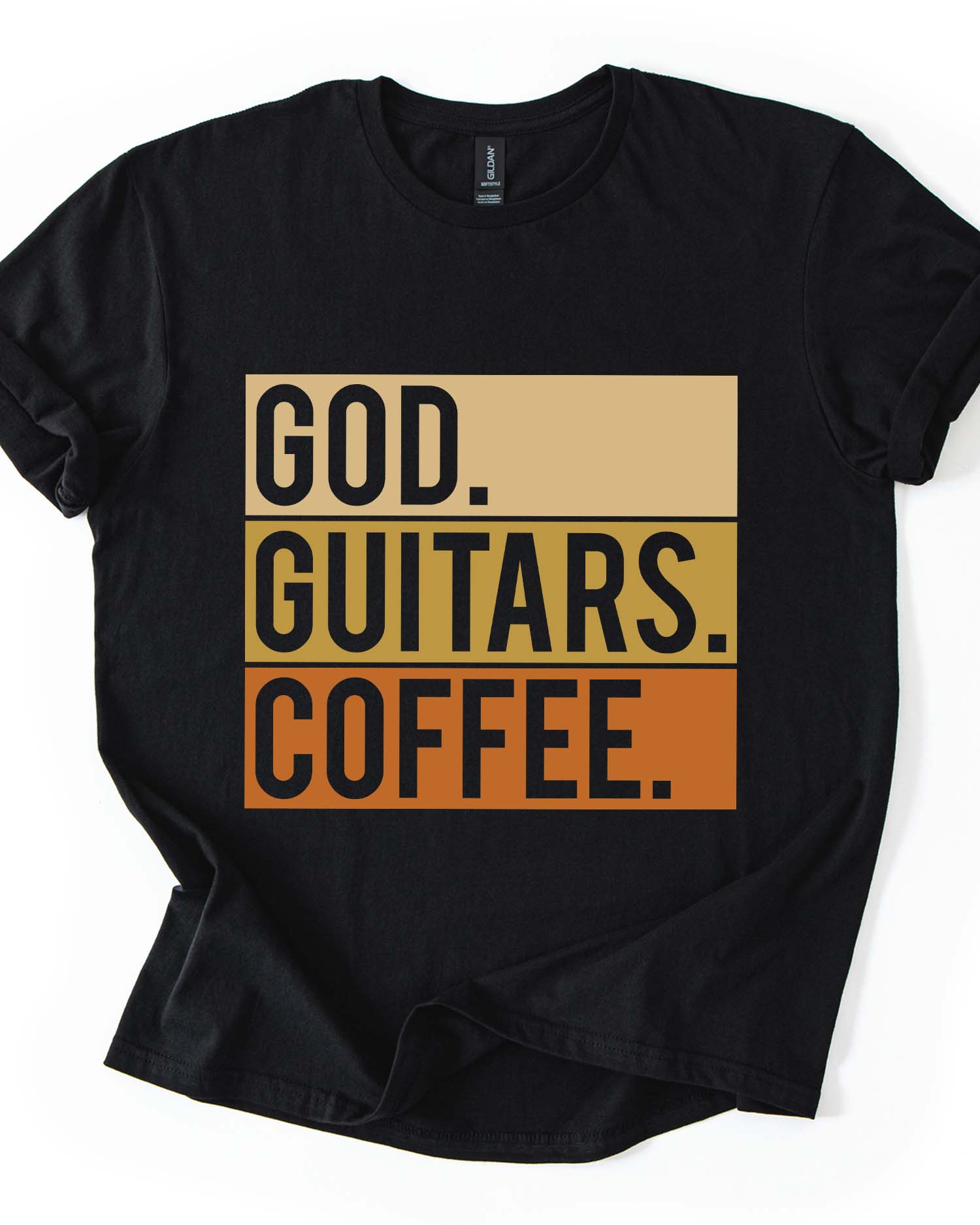 God Guitar Coffee Tee