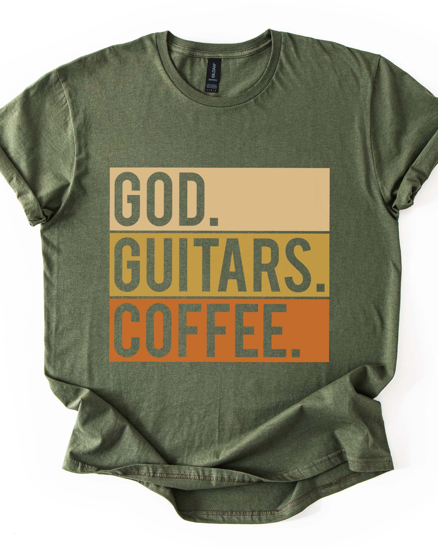 God Guitar Coffee Tee