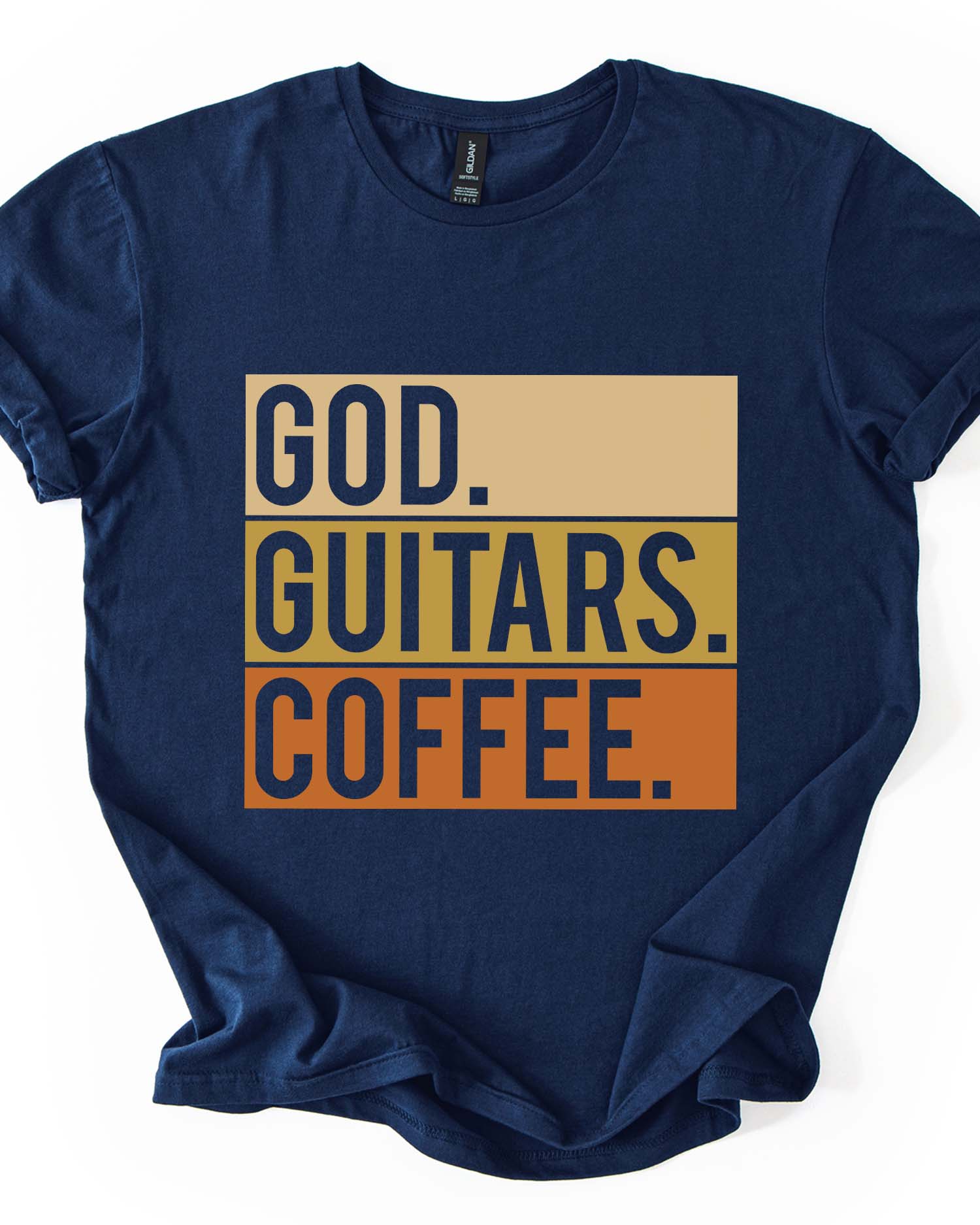 God Guitar Coffee Tee