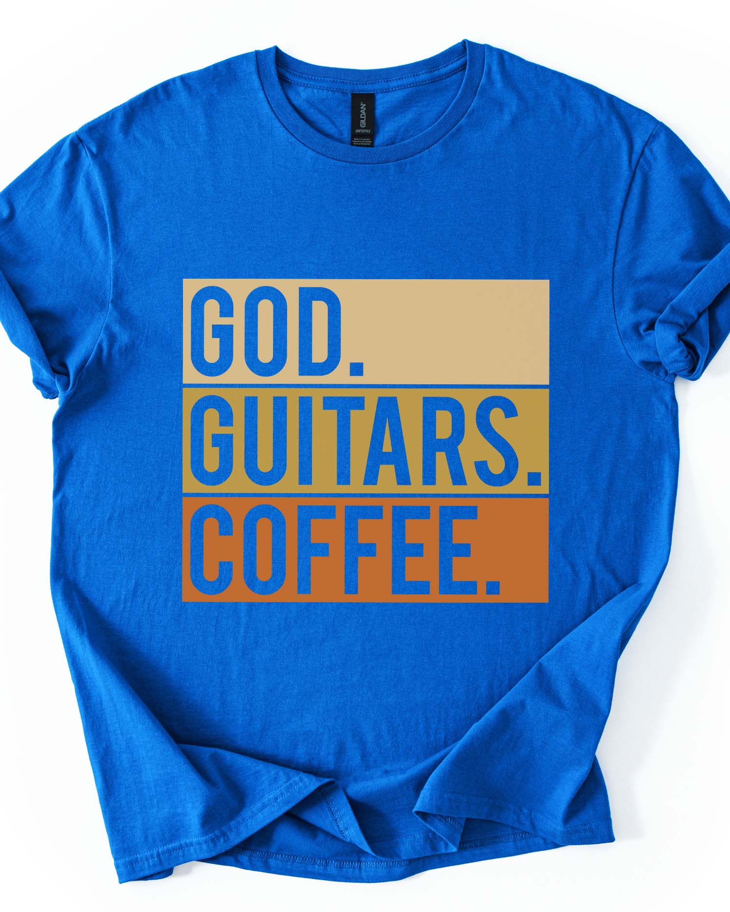 God Guitar Coffee Tee