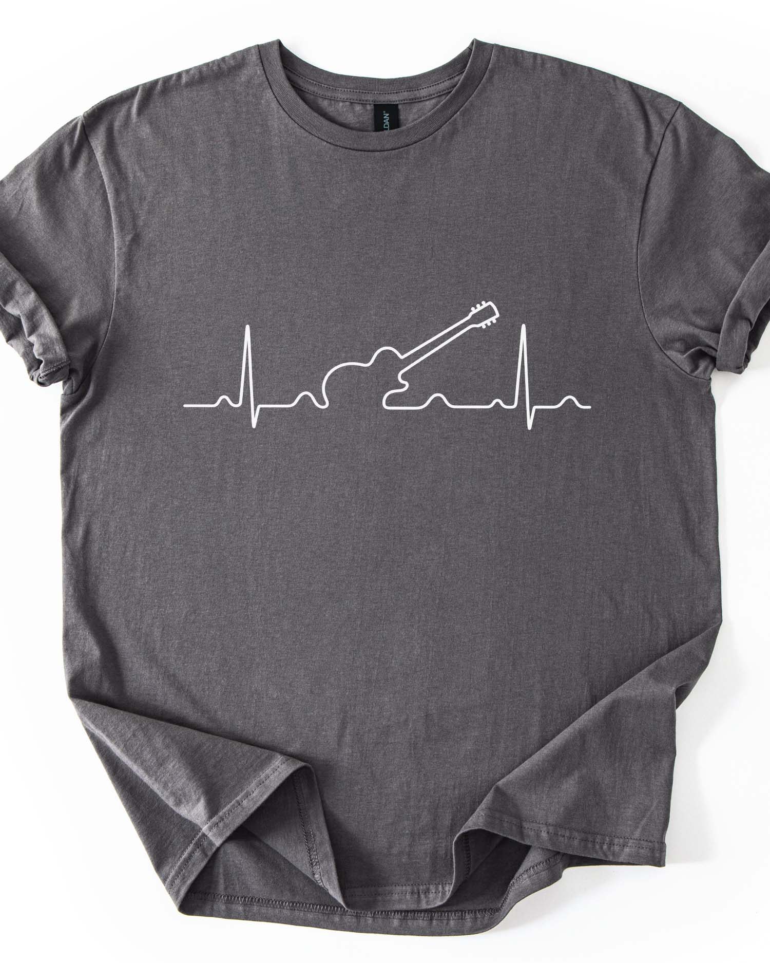 Electric Guitar Heartbeat Tee