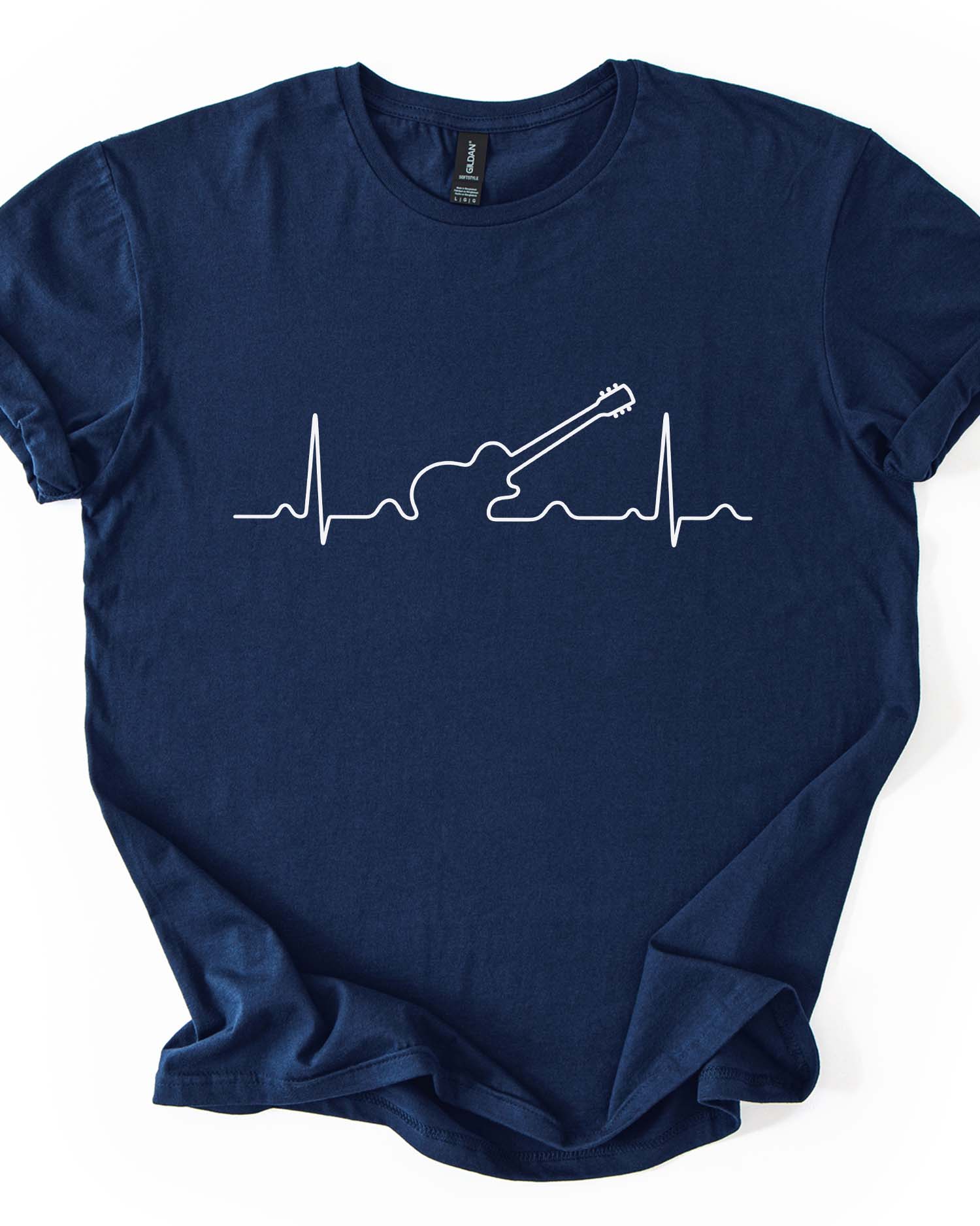Electric Guitar Heartbeat Tee