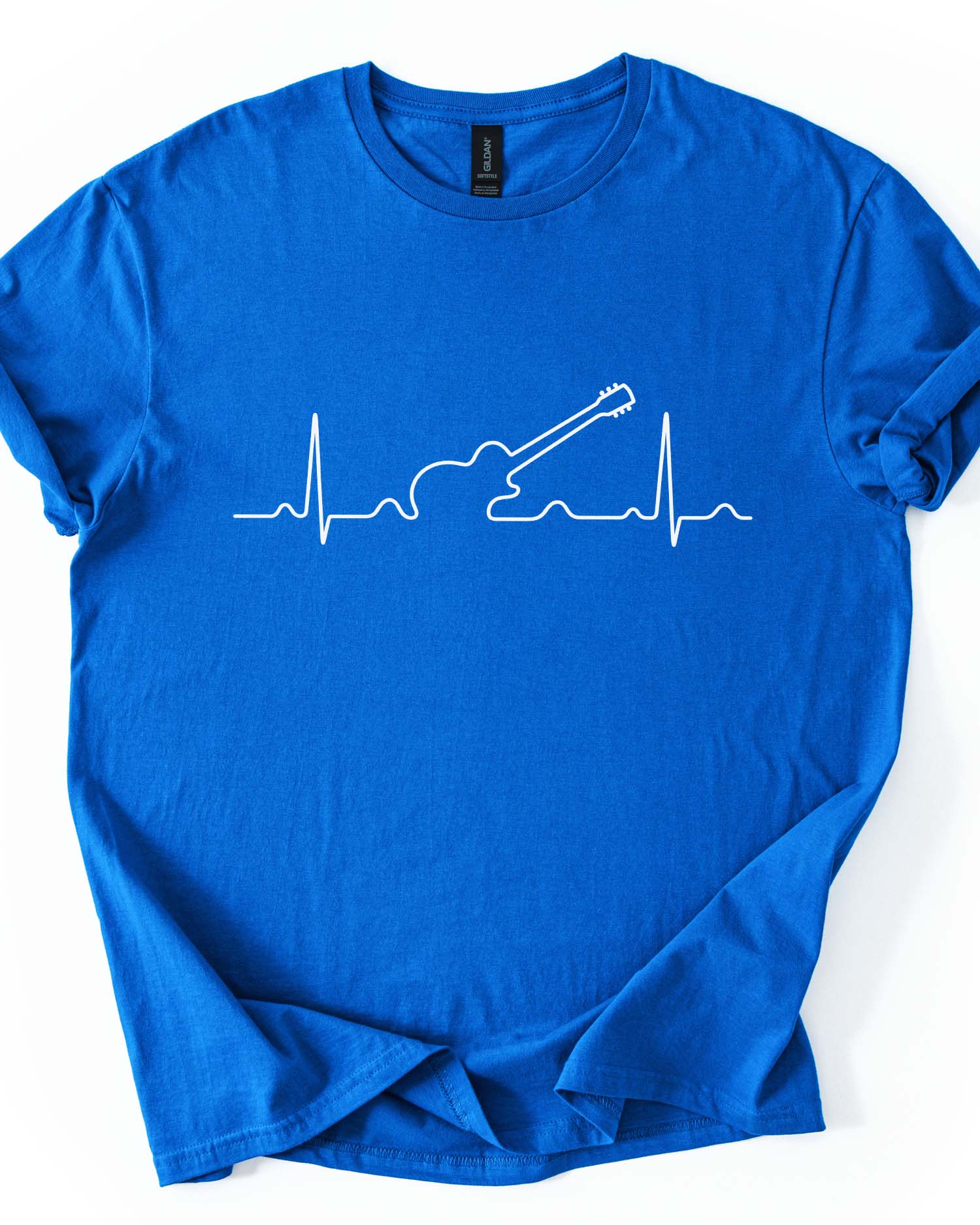 Electric Guitar Heartbeat Tee