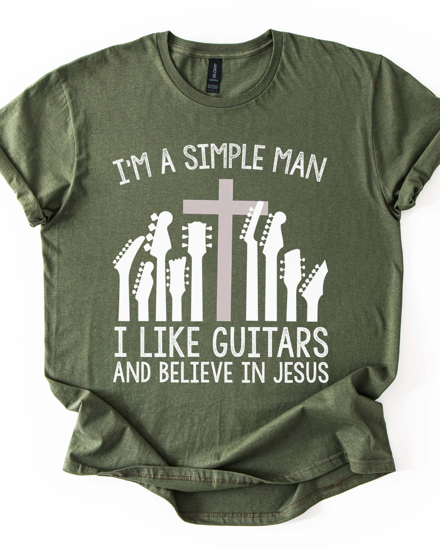Guitar & Faith Christian T-Shirt