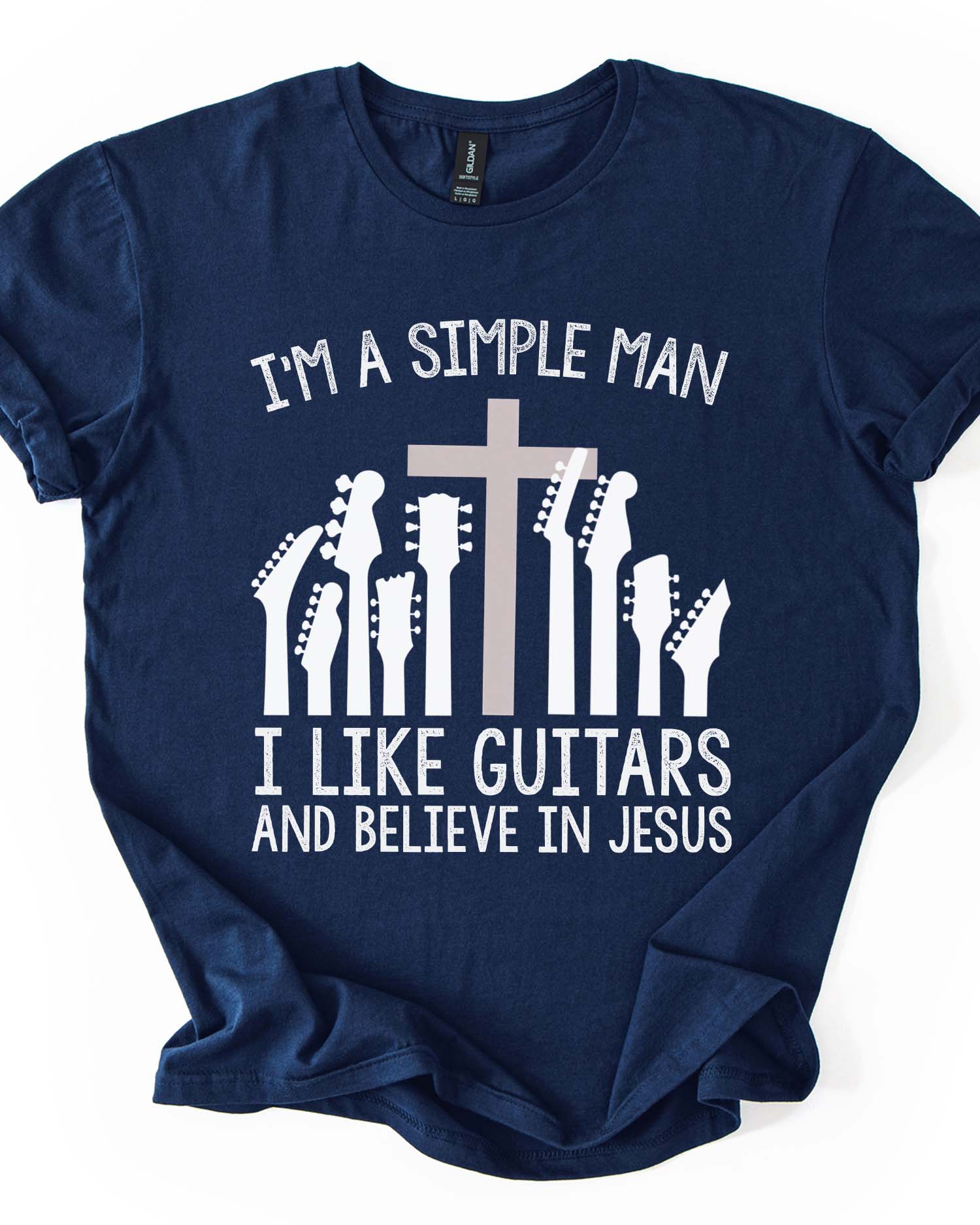 Guitar & Faith Christian T-Shirt