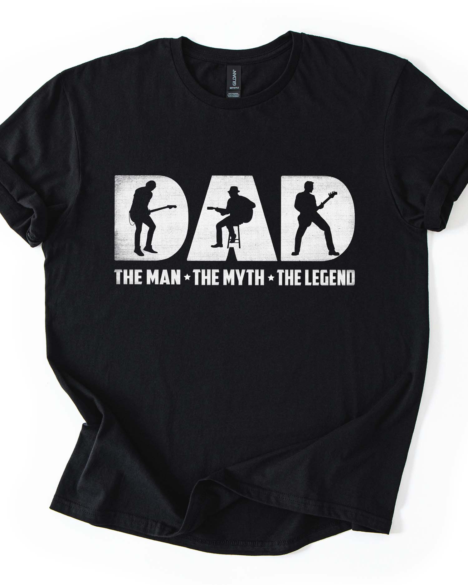 The Man Myth Guitar Legend Tee