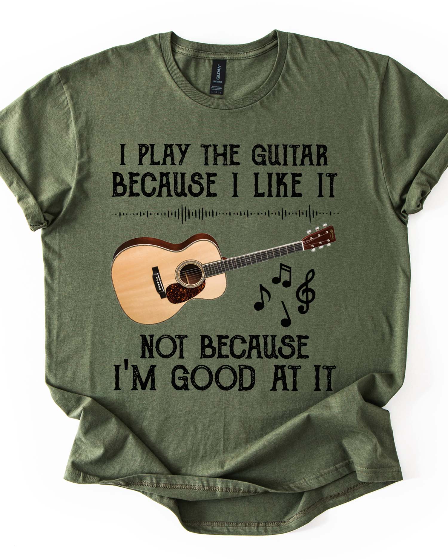 I Play Guitar Because I Love It Tee