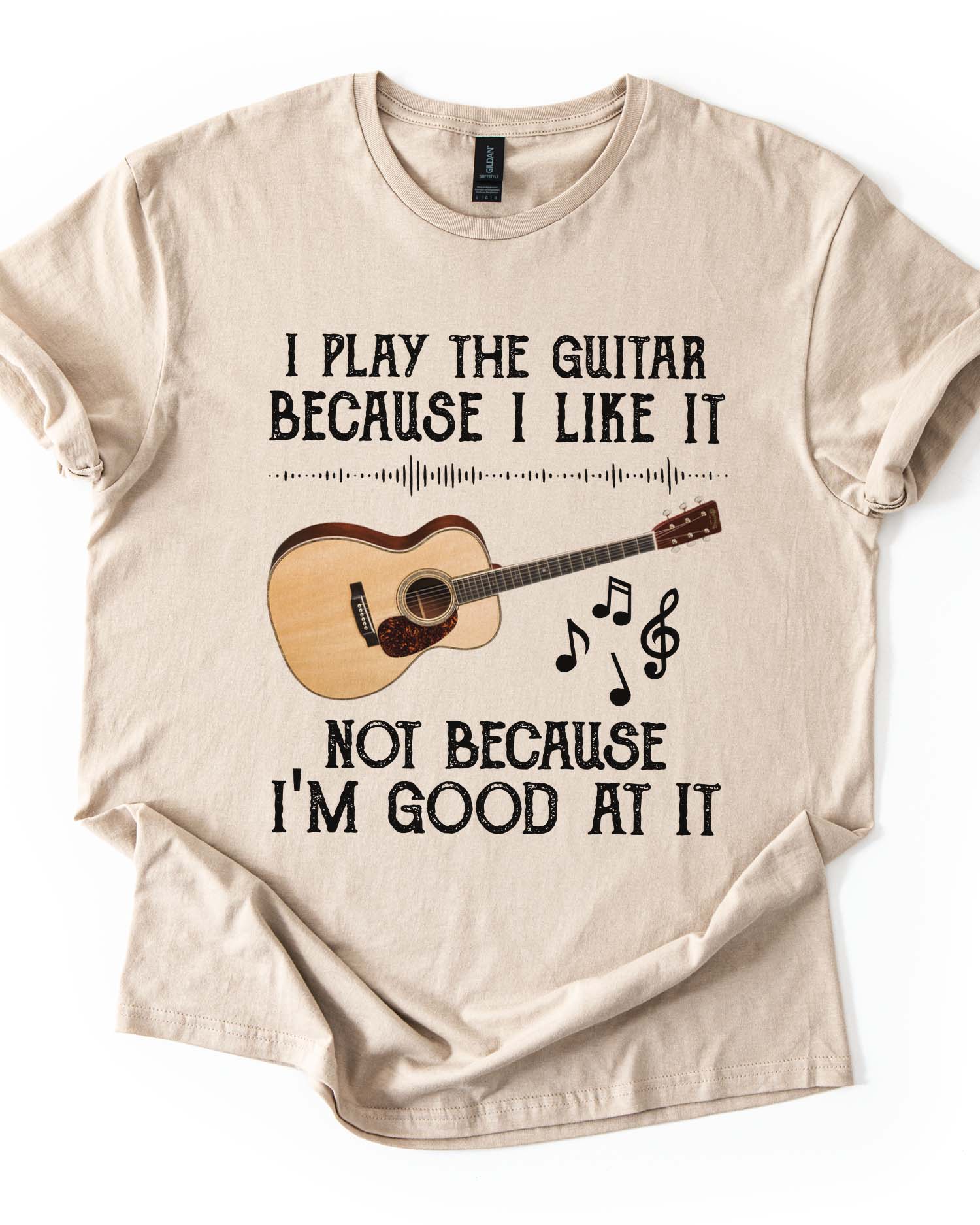 I Play Guitar Because I Love It Tee