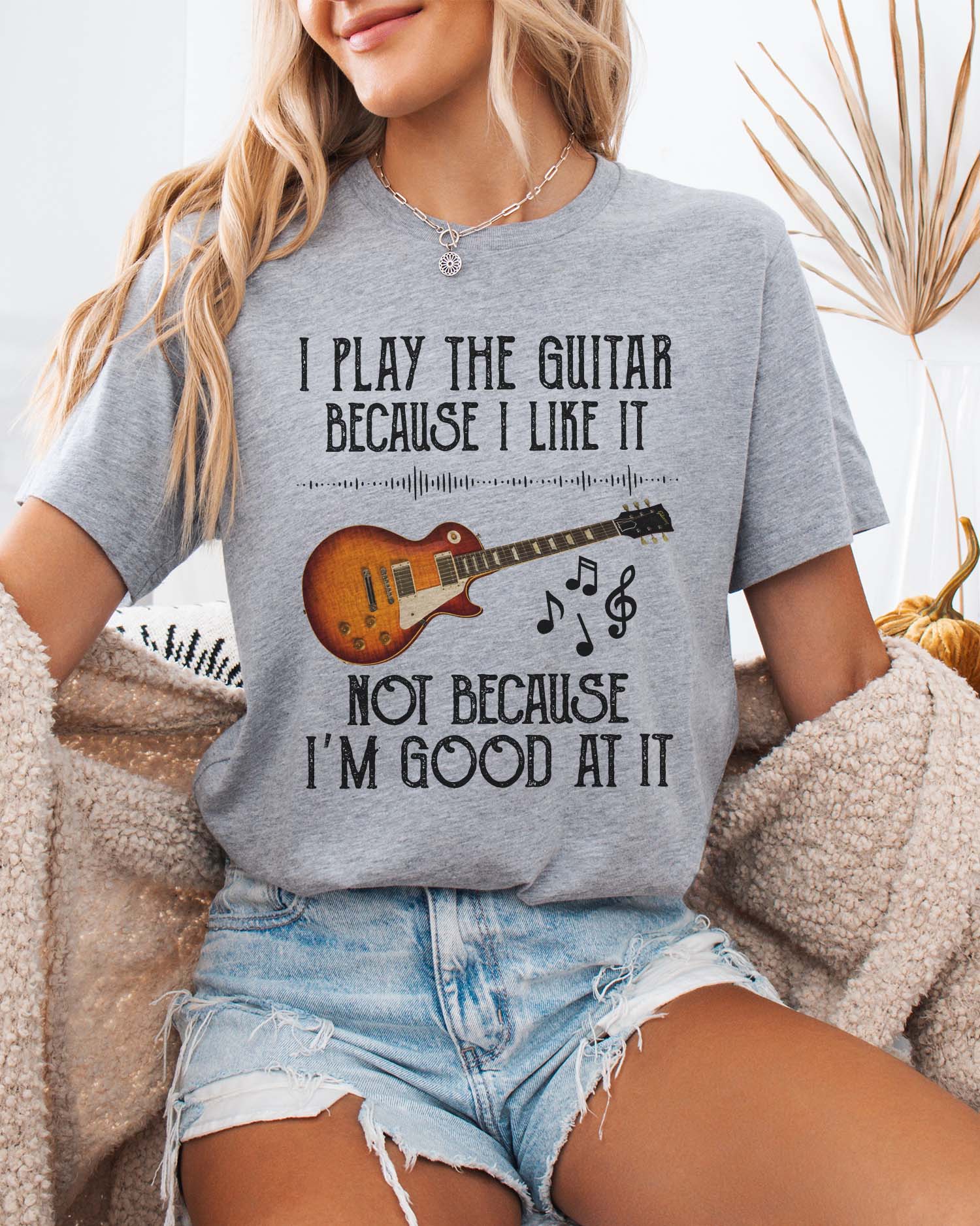 Guitar: Because I Like It Tee