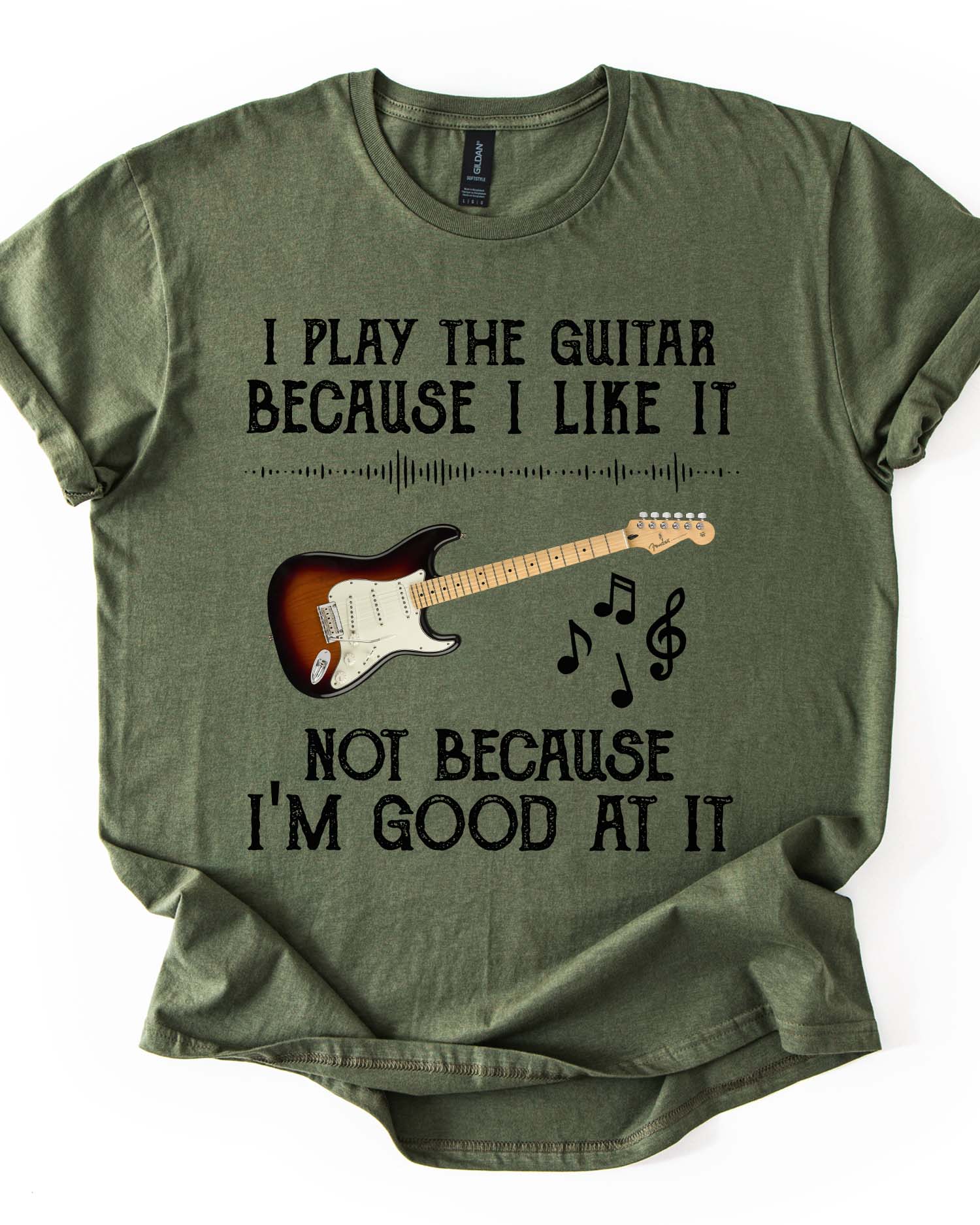 I Play Guitar Because I Love It Tee