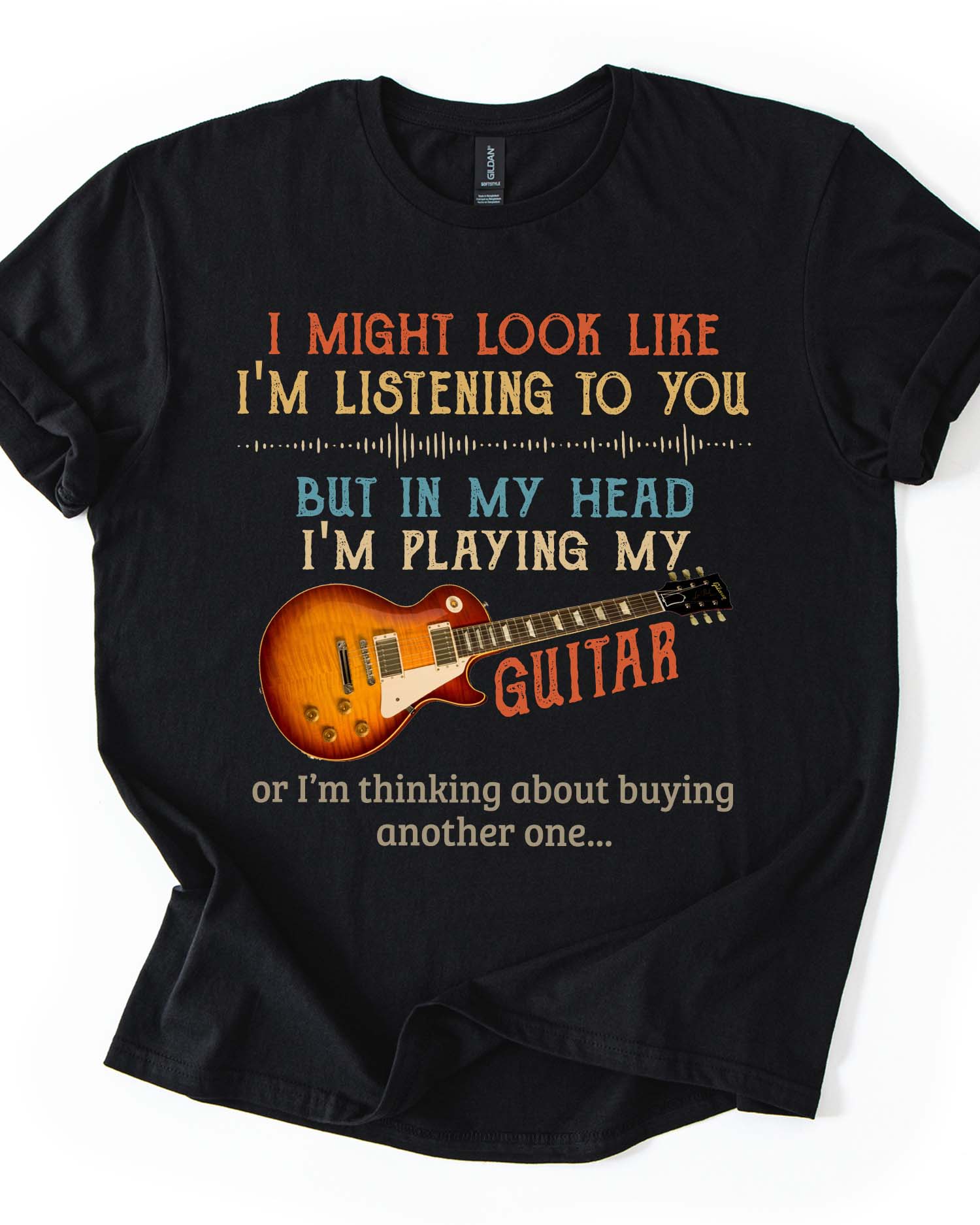In My Head I’m Playing Guitar T-shirt