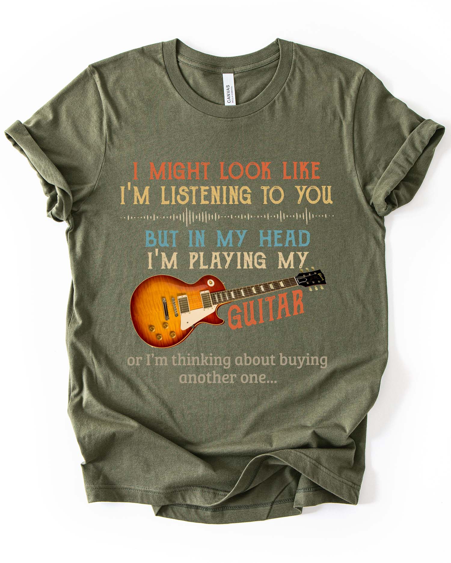 In My Head I’m Playing Guitar T-shirt