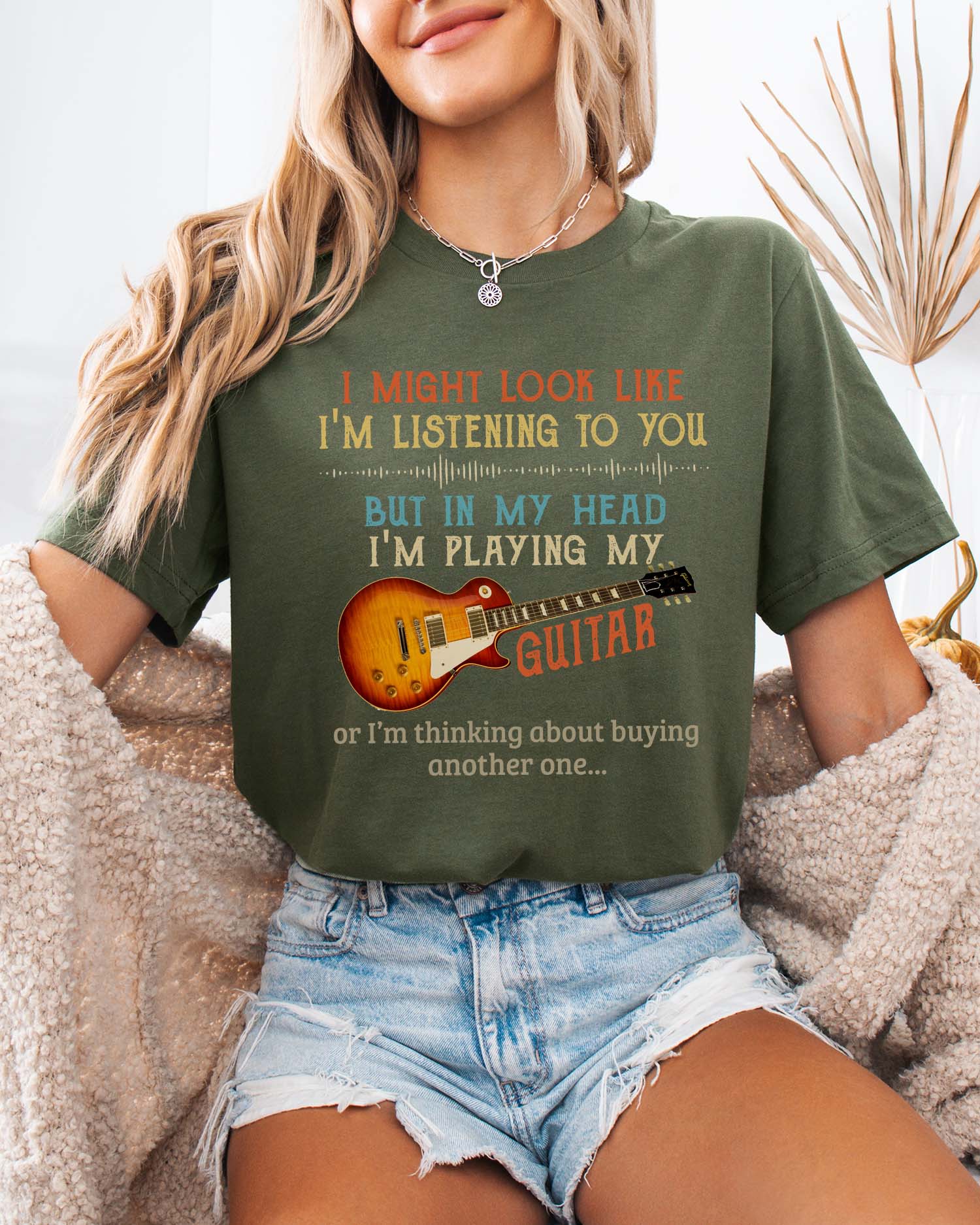 In My Head I’m Playing Guitar T-shirt
