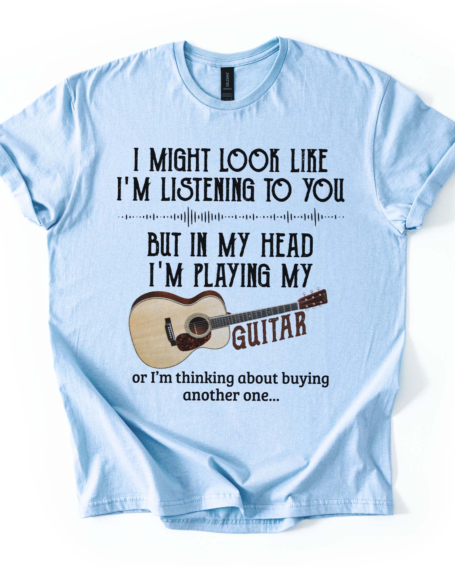 Playing Guitar in My Head Tee