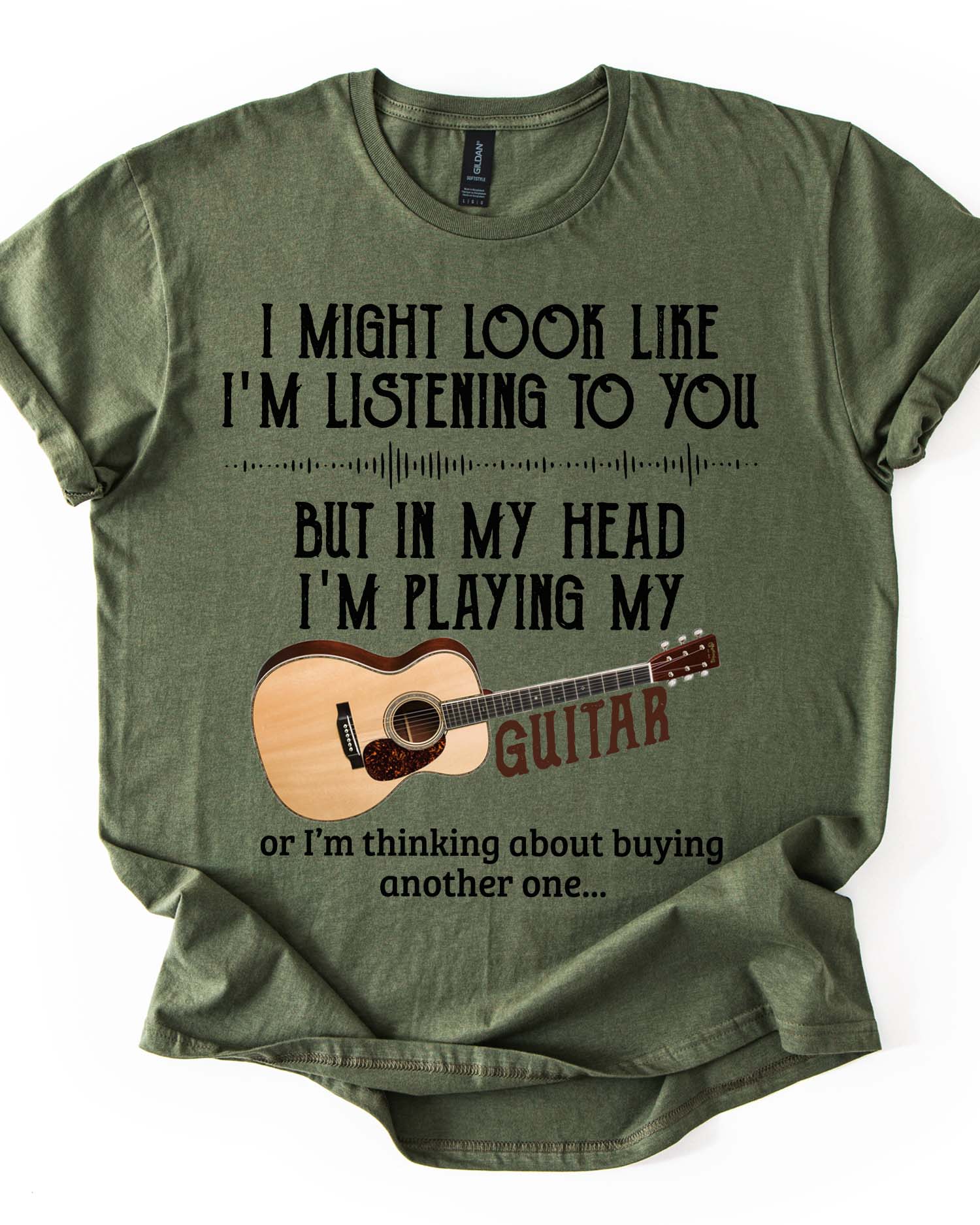 Playing Guitar in My Head Tee
