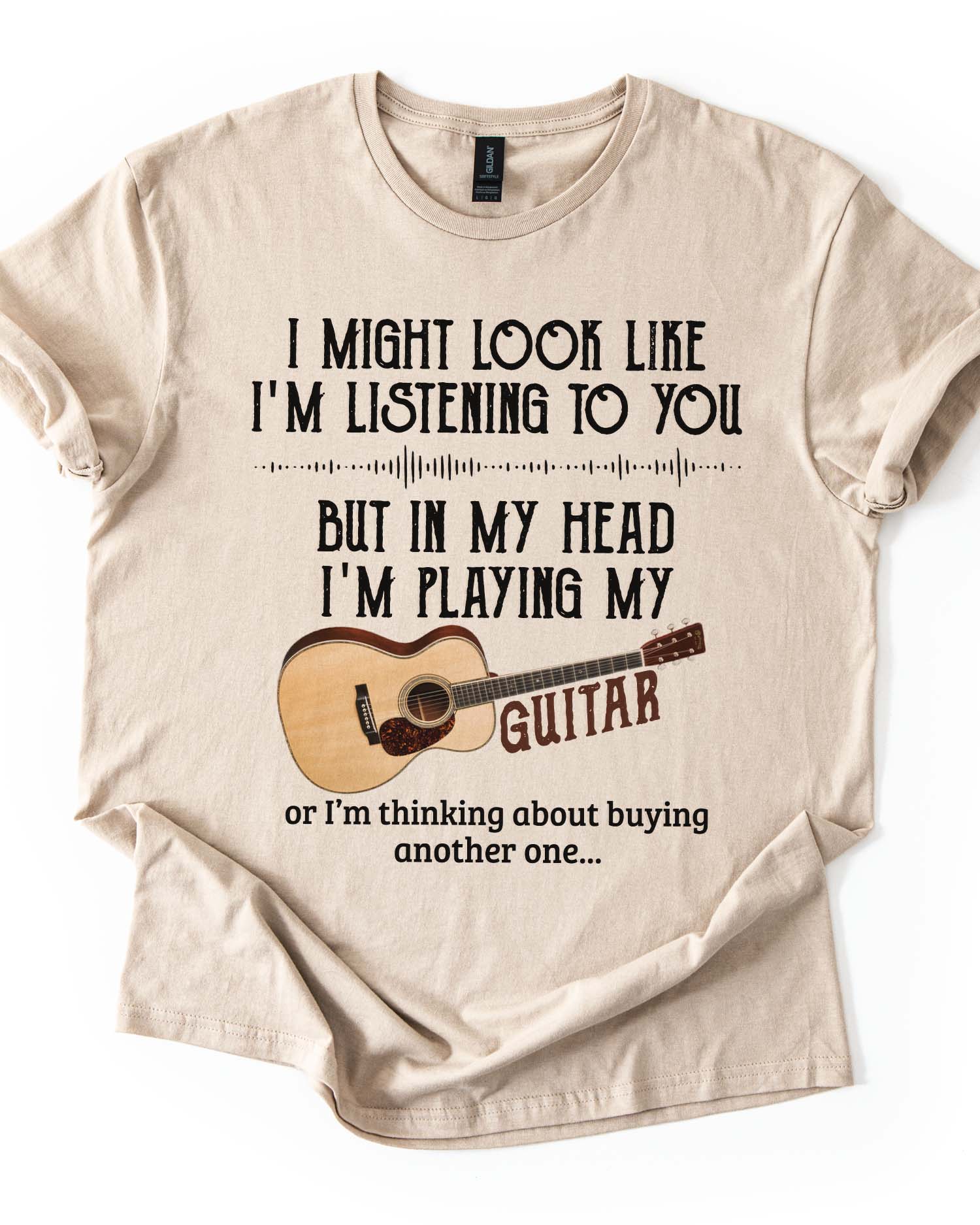 Playing Guitar in My Head Tee