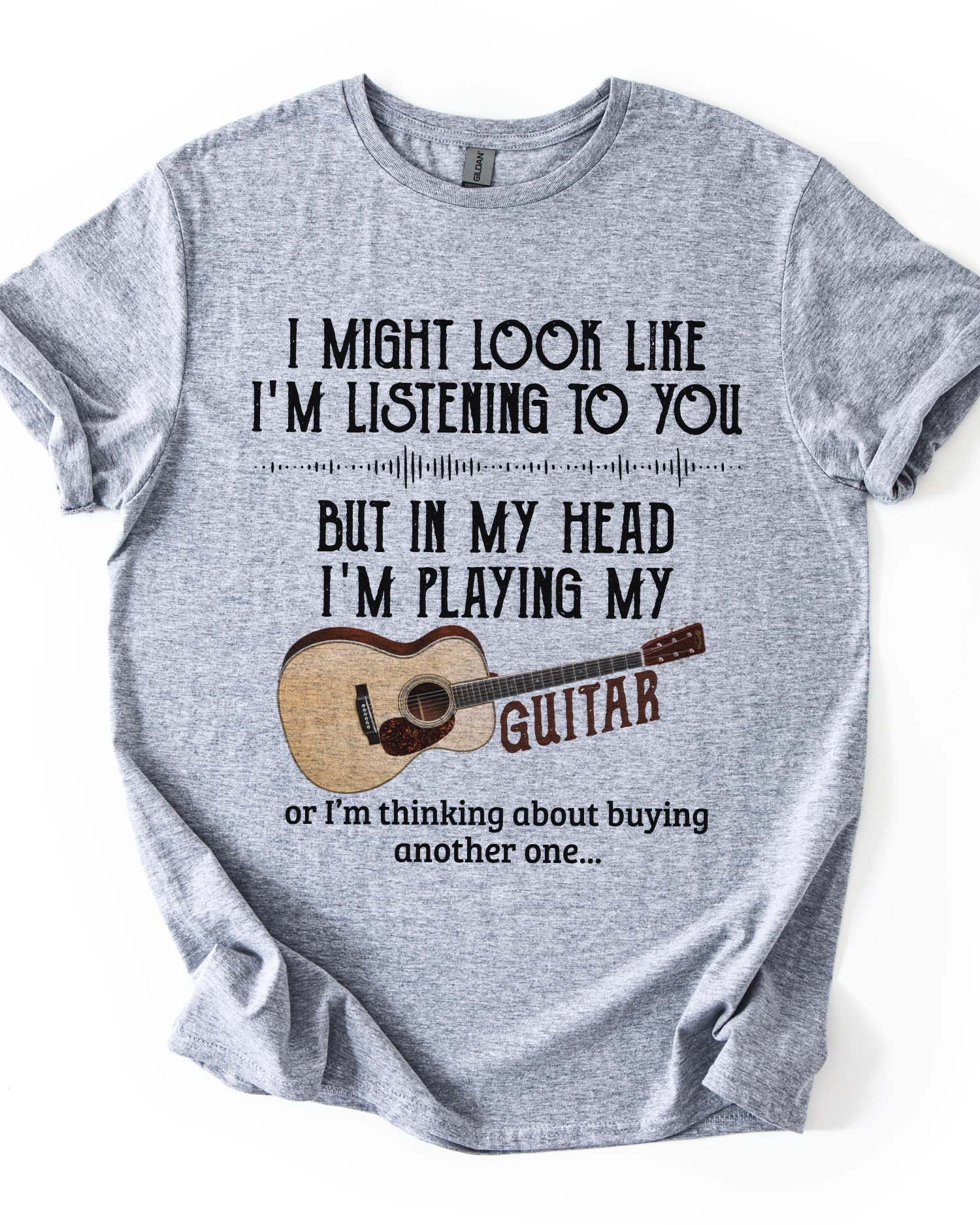Playing Guitar in My Head Tee